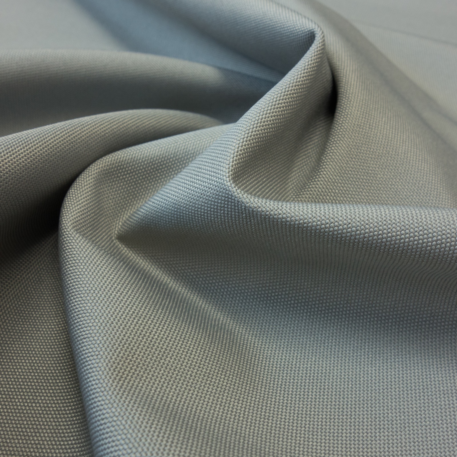 Beschichtetes Kunstfasergewebe, hellgrau, uni – Bild 3