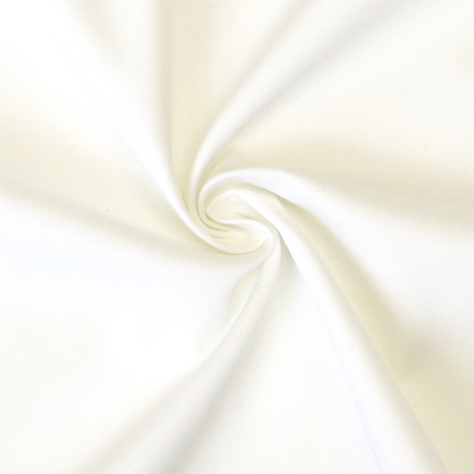 elastischer Feinköper, uni, offwhite