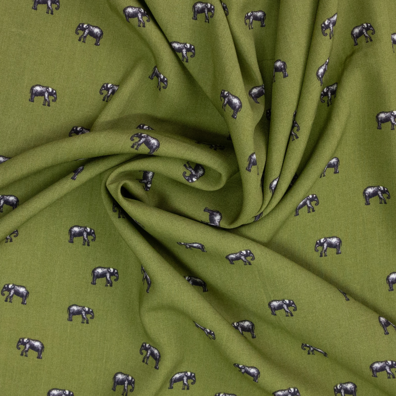 Javanaise, Tiermotive, schwarz/weiß, oliv