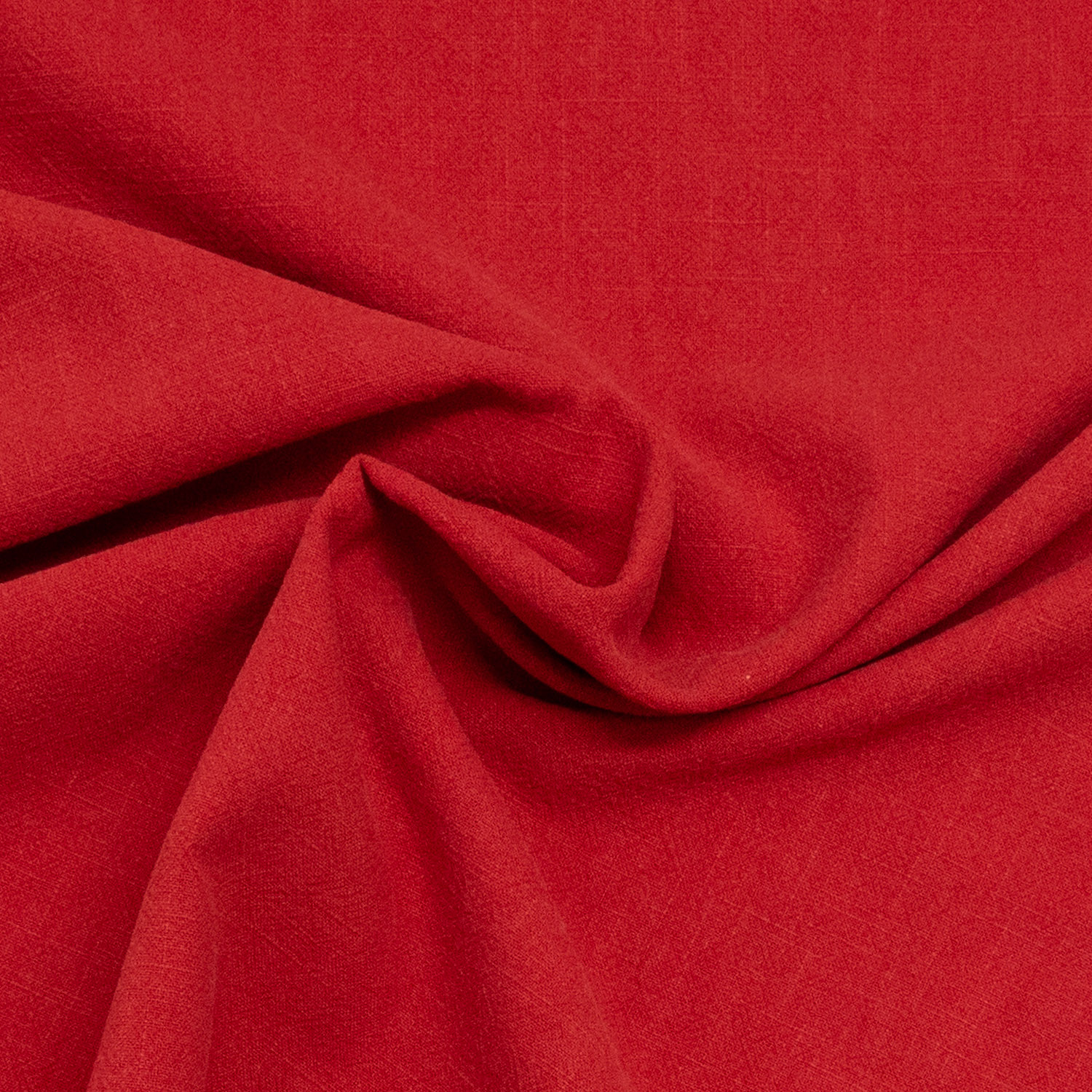 Leinen, uni, rot