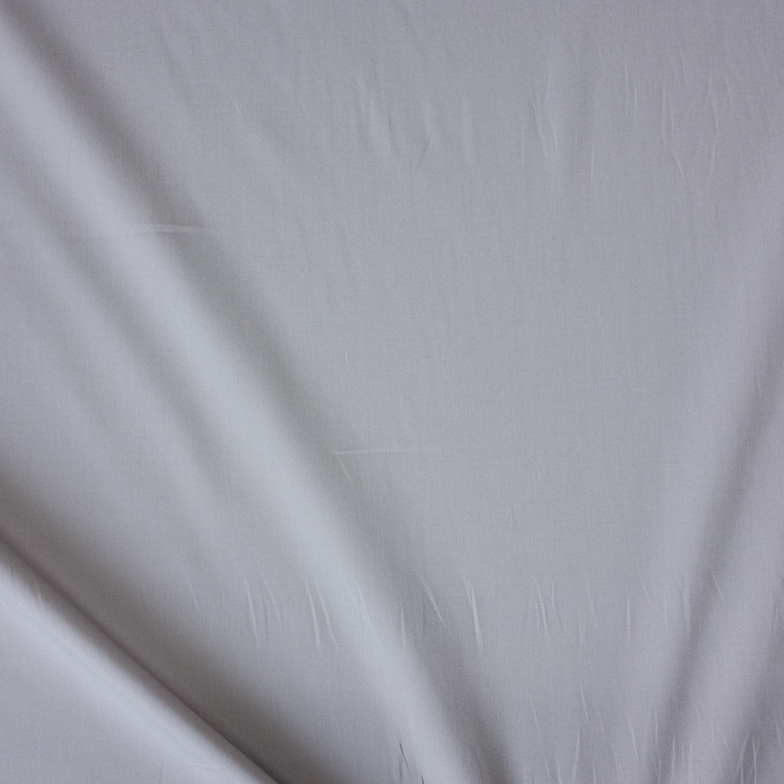BIO Baumwollstoff, Popeline, hellgrau, uni – Bild 4