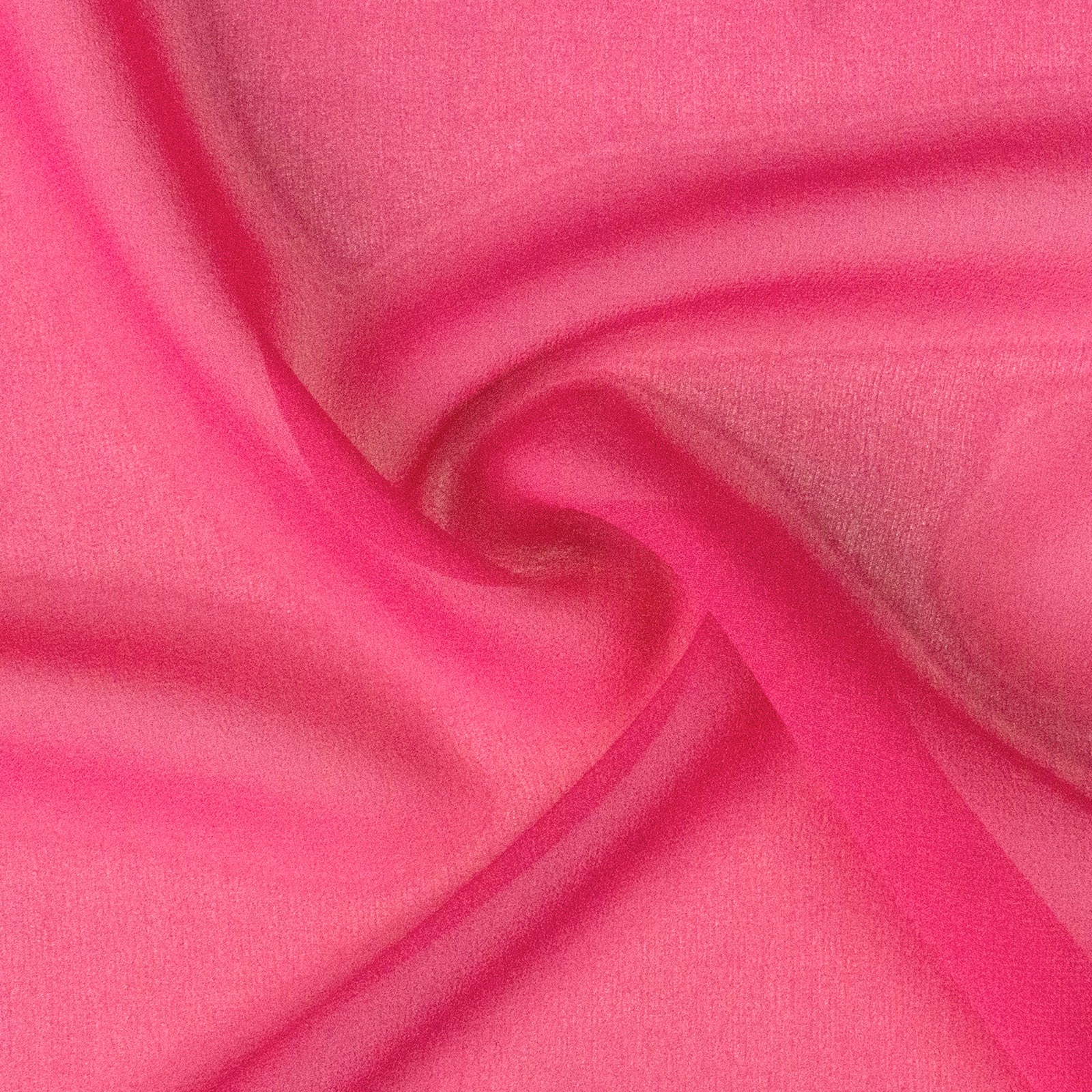 edler Crêpe Georgette, uni, pink