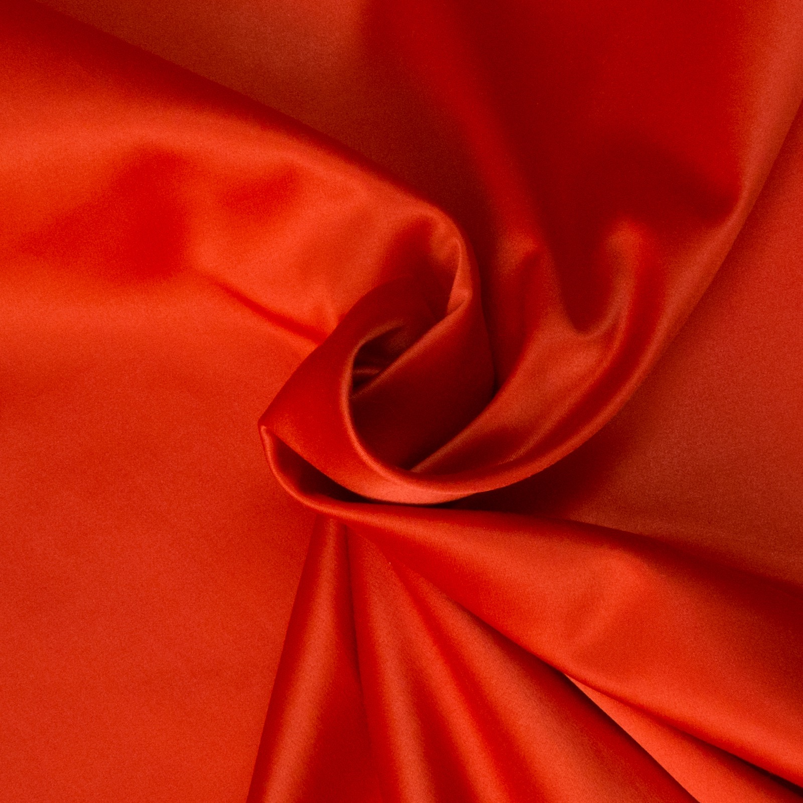 Satin, uni, orange