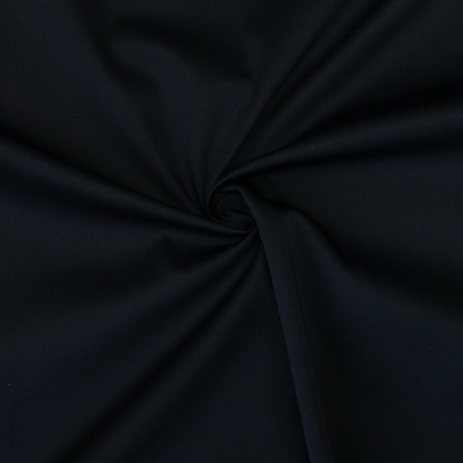 elastischer Satin, uni, schwarzblau