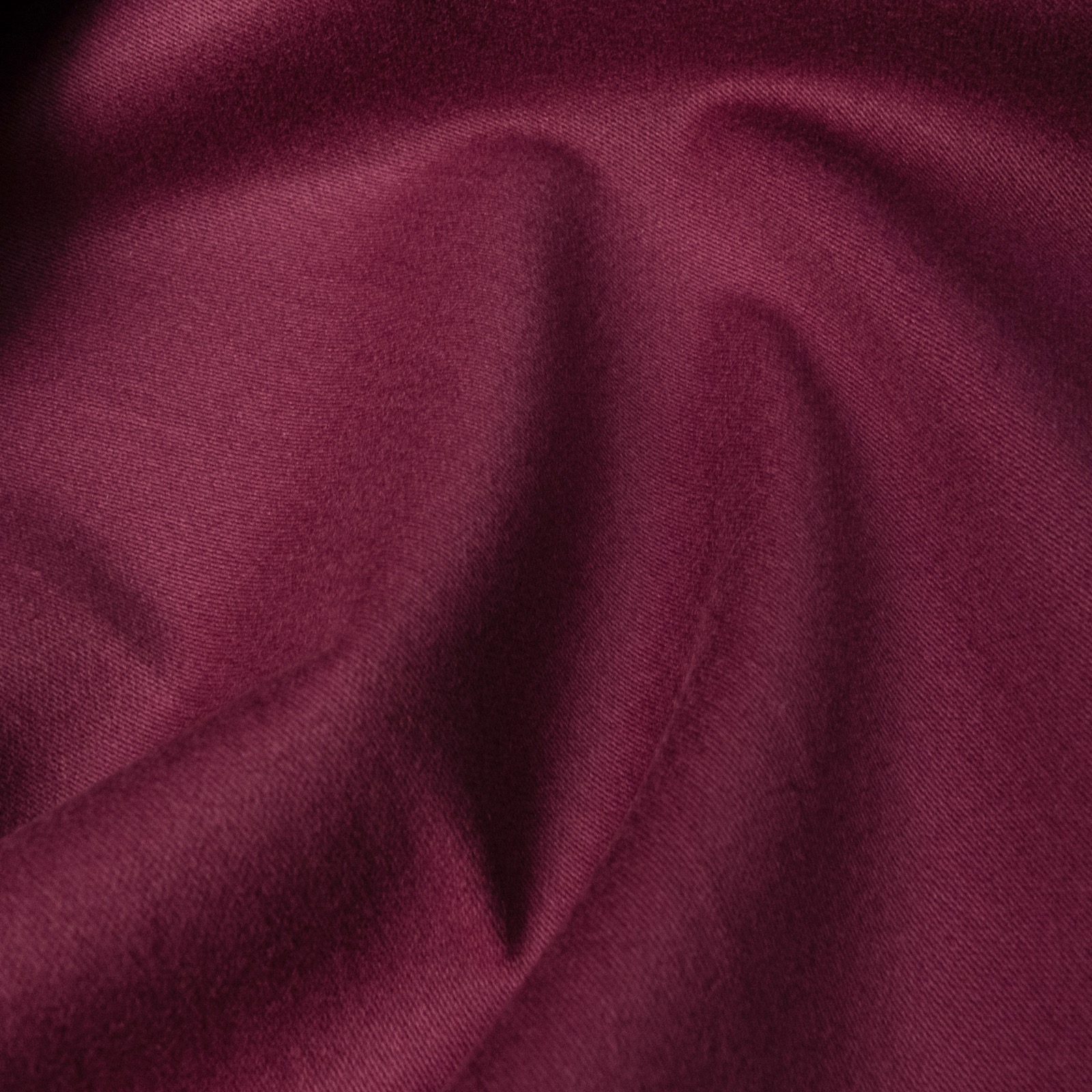 Baumwollstoff, Satin, bordeaux, uni – Bild 3