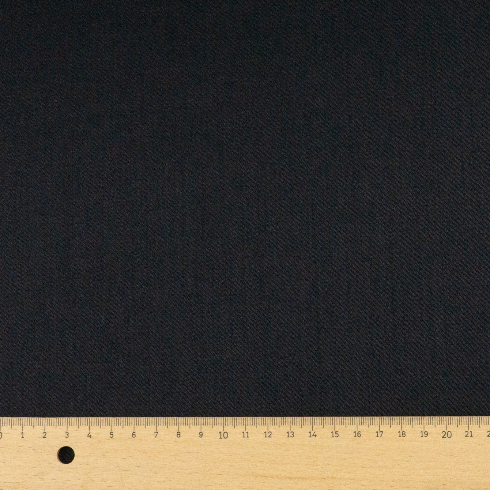 Wollstoff, Satin, schwarz, uni – Bild 4