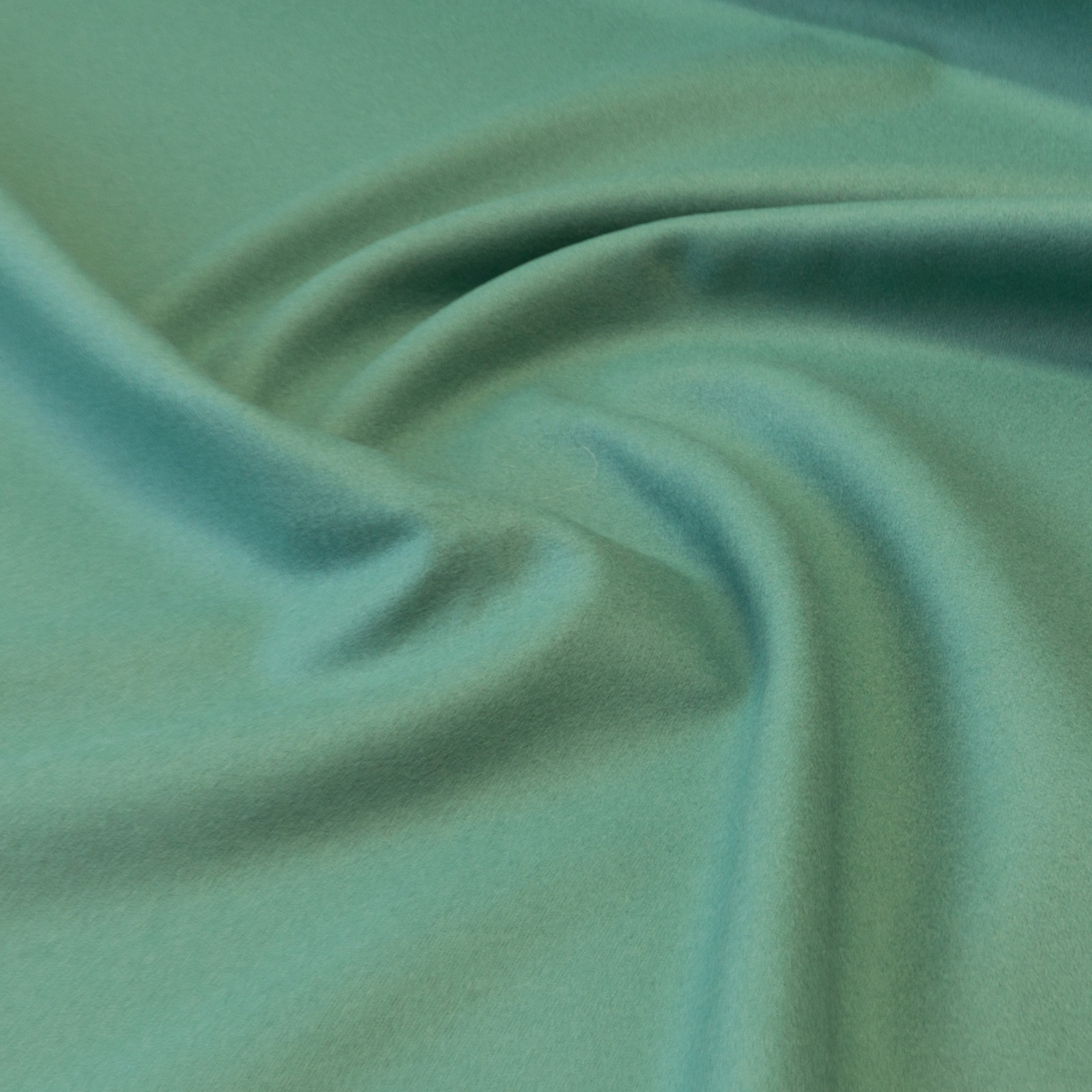 Wollstoff, Mantelvelour, salbeigrün, uni – Bild 3