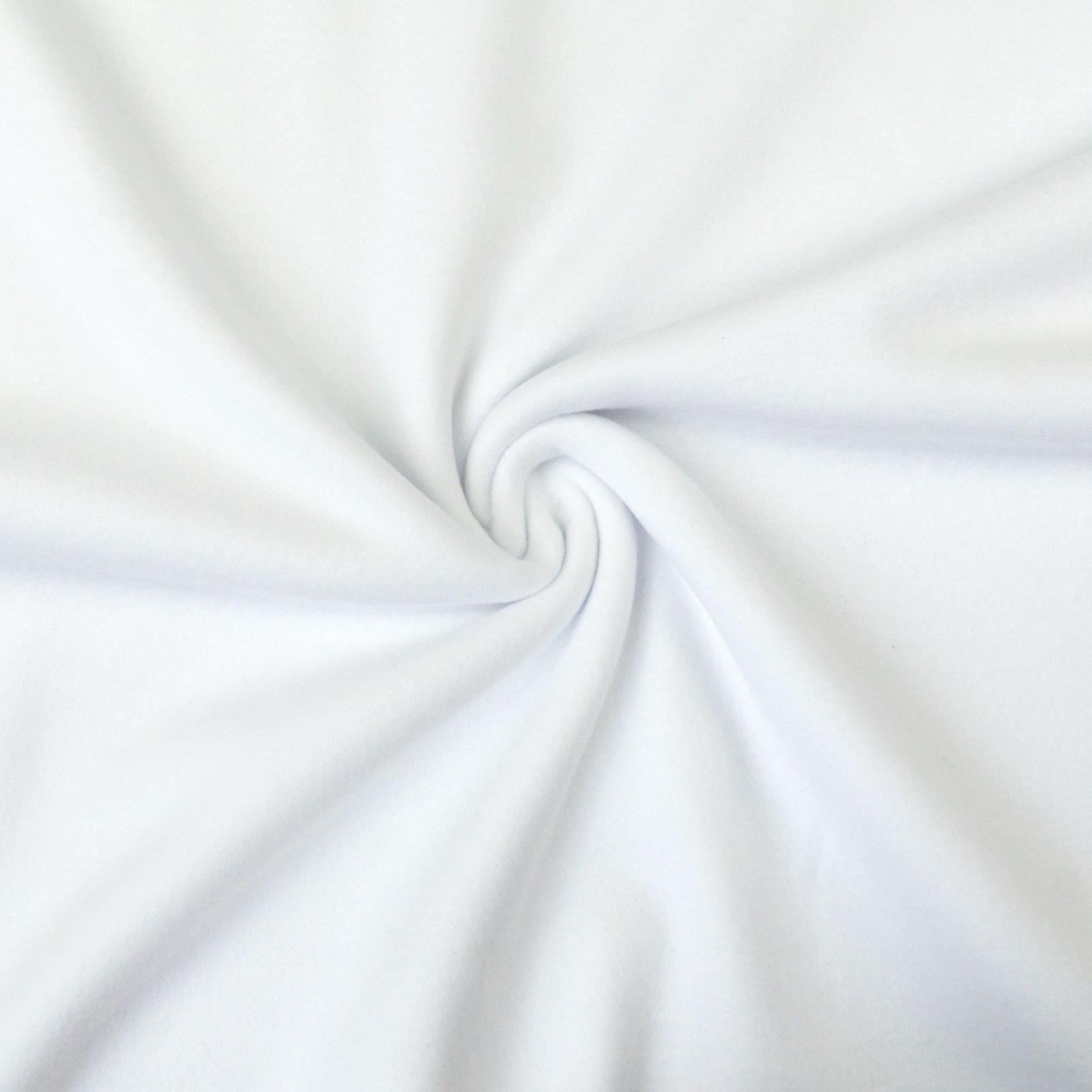 Fleece, uni, weiß