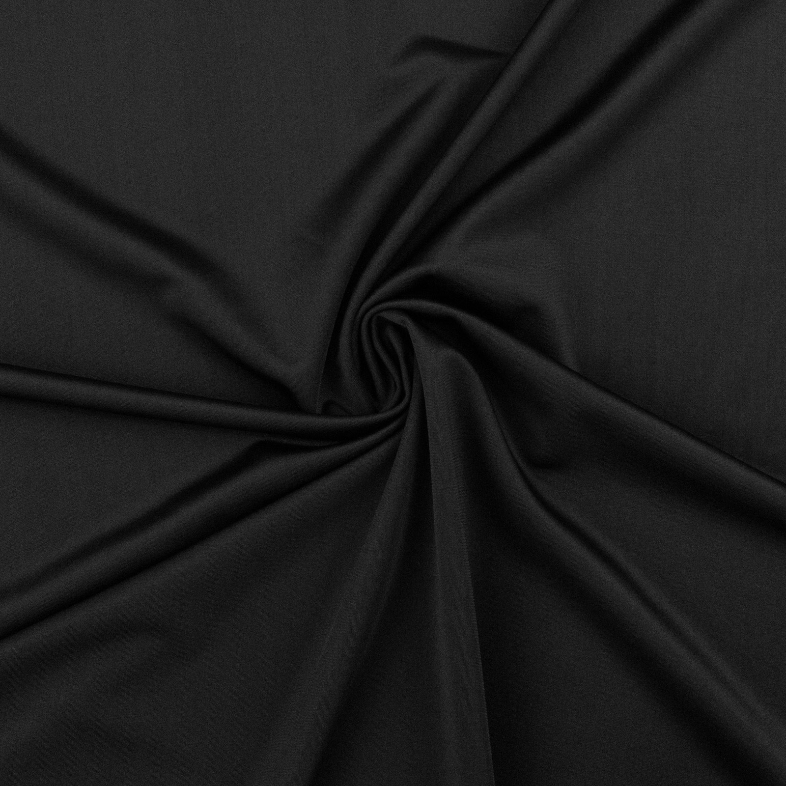 elastischer Funktionsstoff, uni, schwarz
