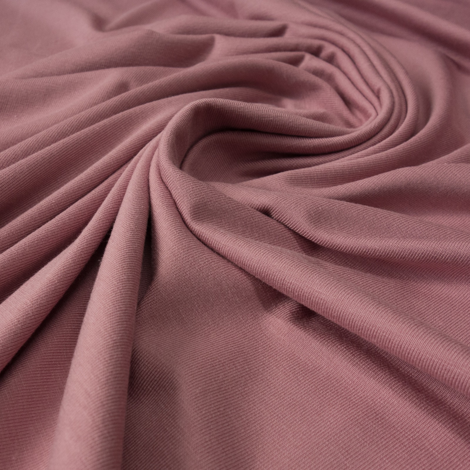 Viskosejersey, altrosa, uni – Bild 3