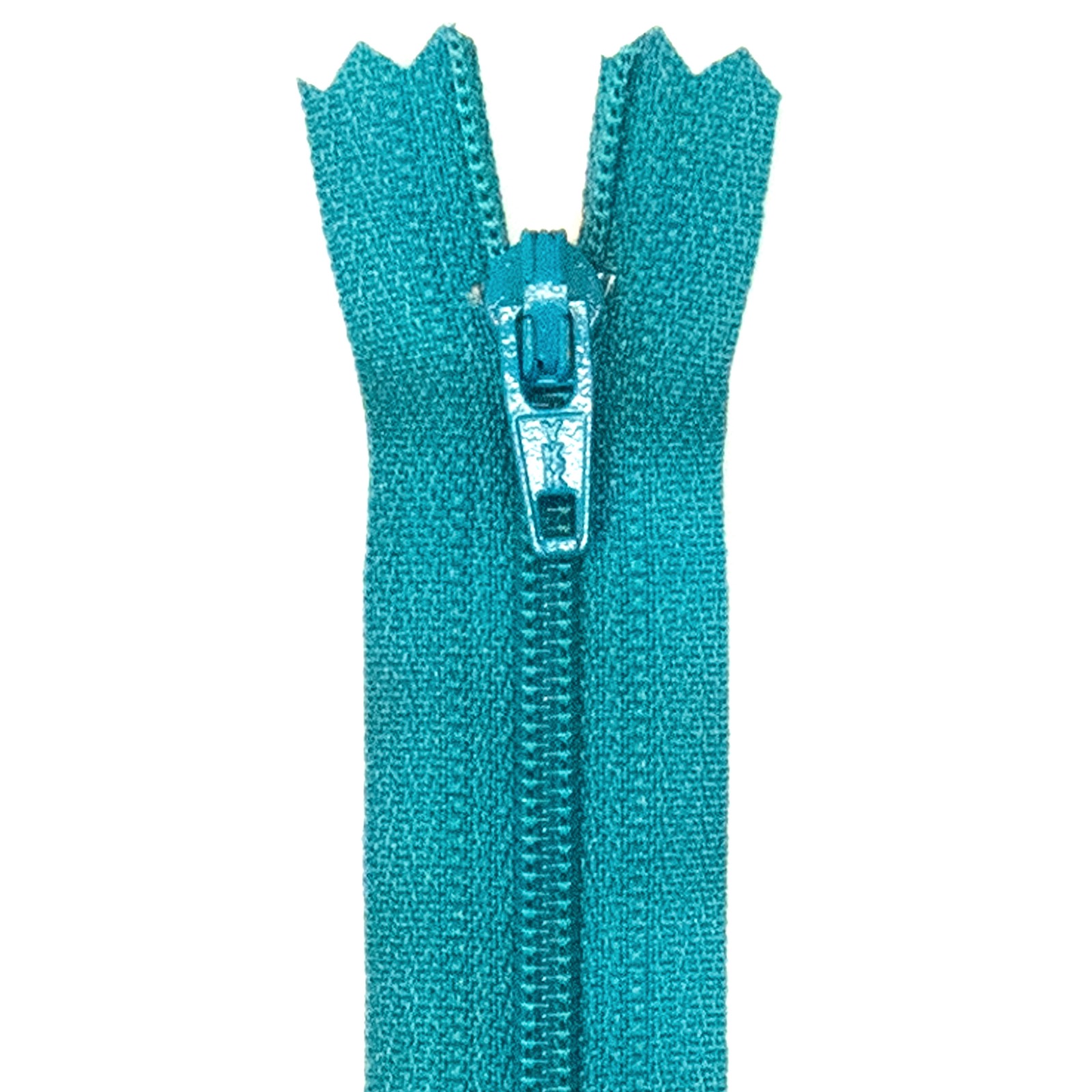 Reißverschluss nicht teilbar, Kunststoffspirale, Türkis, 12 cm