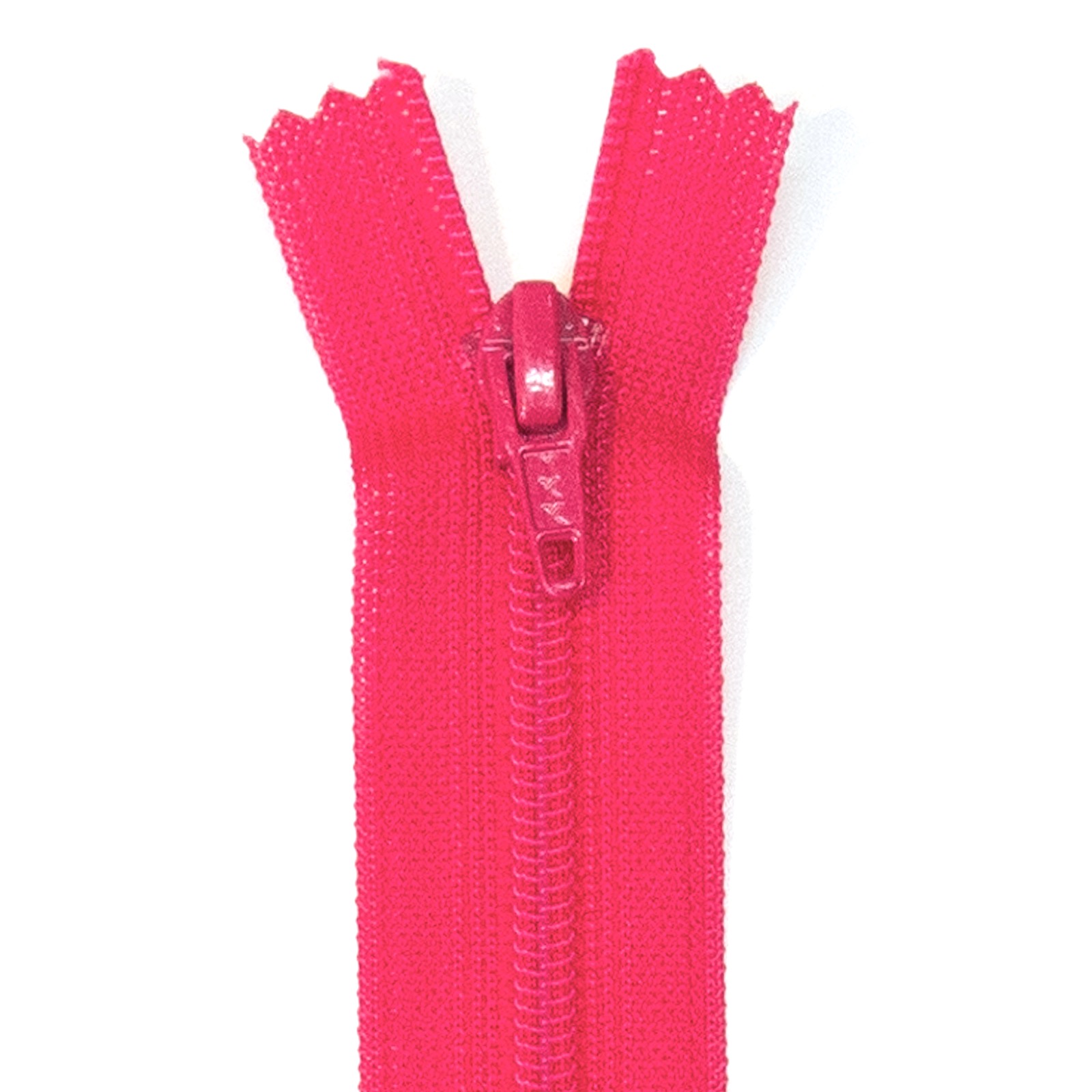 Reißverschluss nicht teilbar, Kunststoffspirale, Pink dunkel, 18 cm