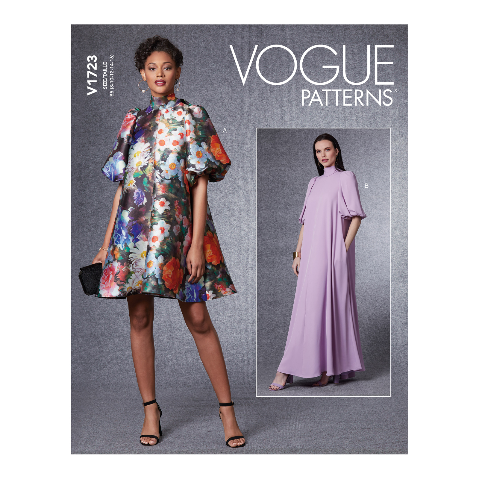 Einzelschnittmuster Vogue, kleine Größen, Kleid, Grün
