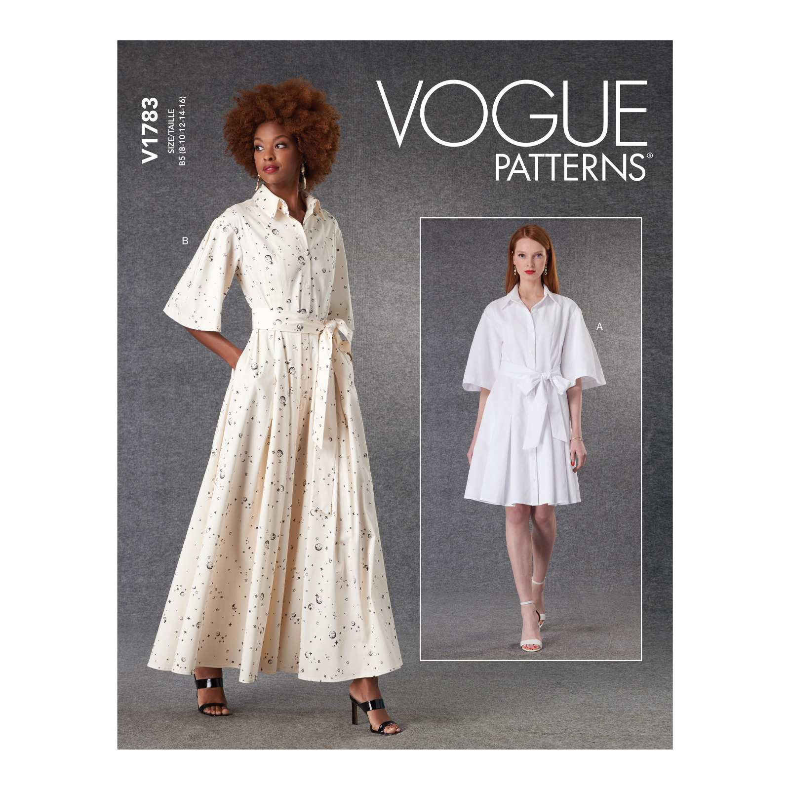 Einzelschnittmuster Vogue, kleine Größen, Kleid, Grün