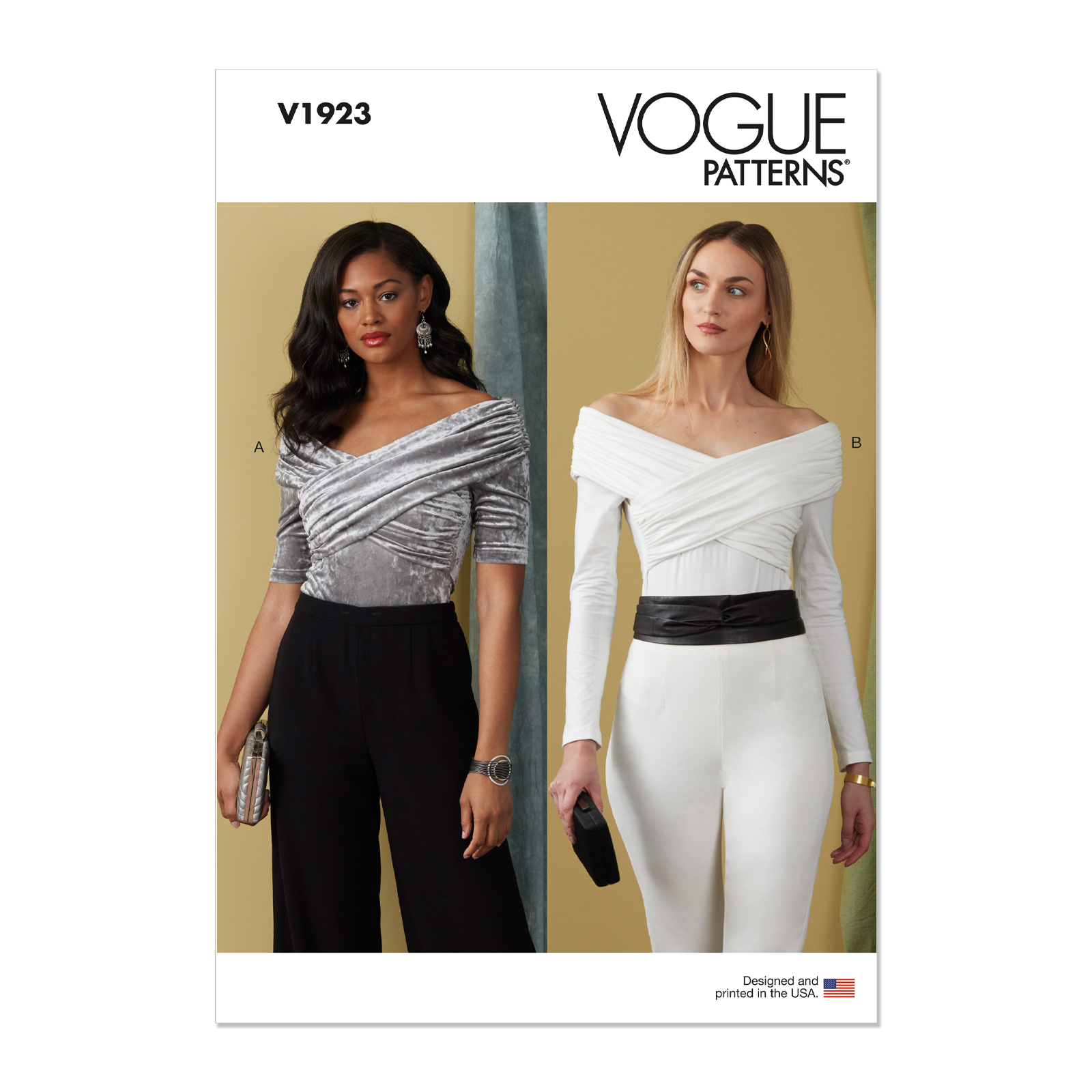 Einzelschnittmuster Vogue, kleine Größen, Jumpsuit, Grün