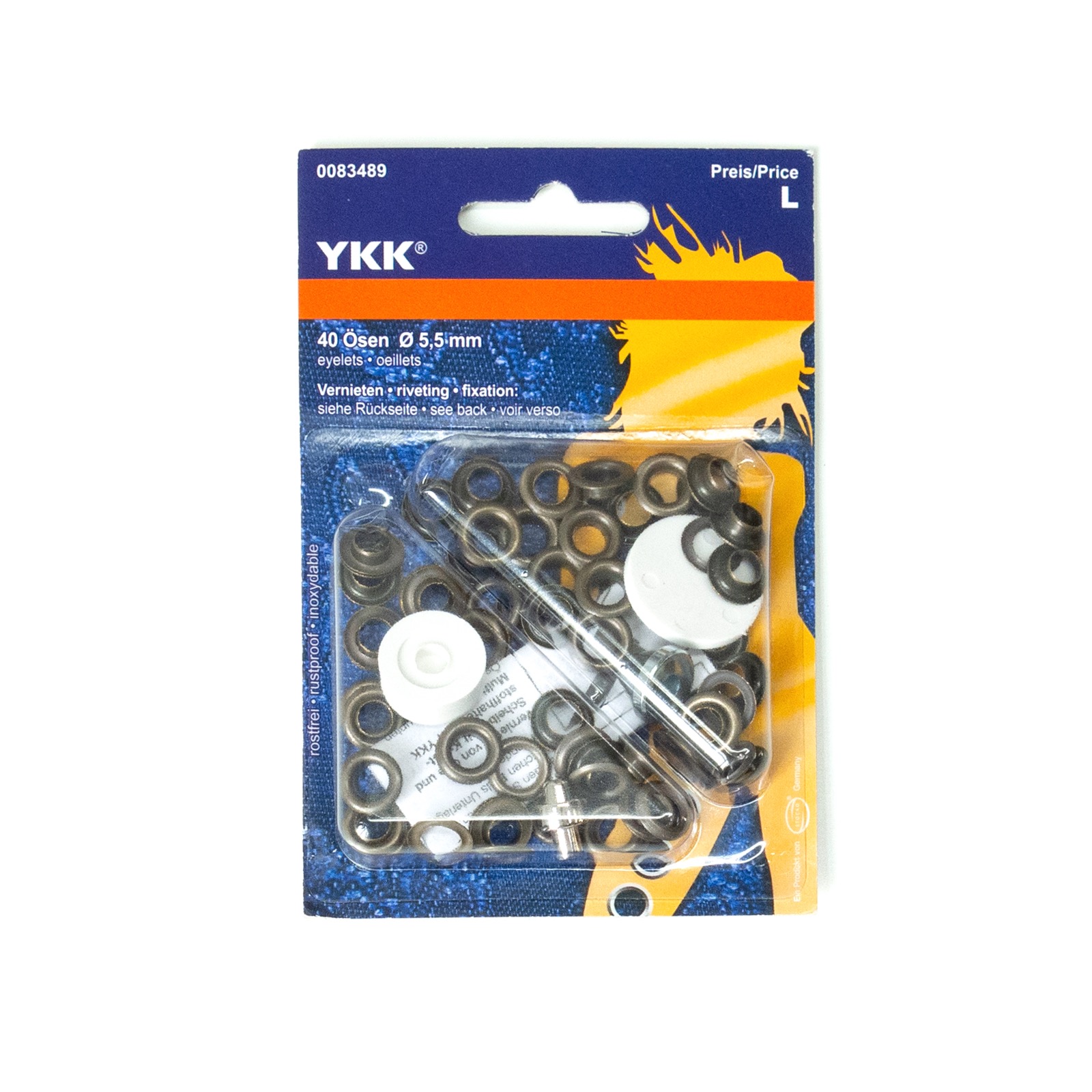Ösen, Packung, Metall, Bronze, 5,5 ø mm