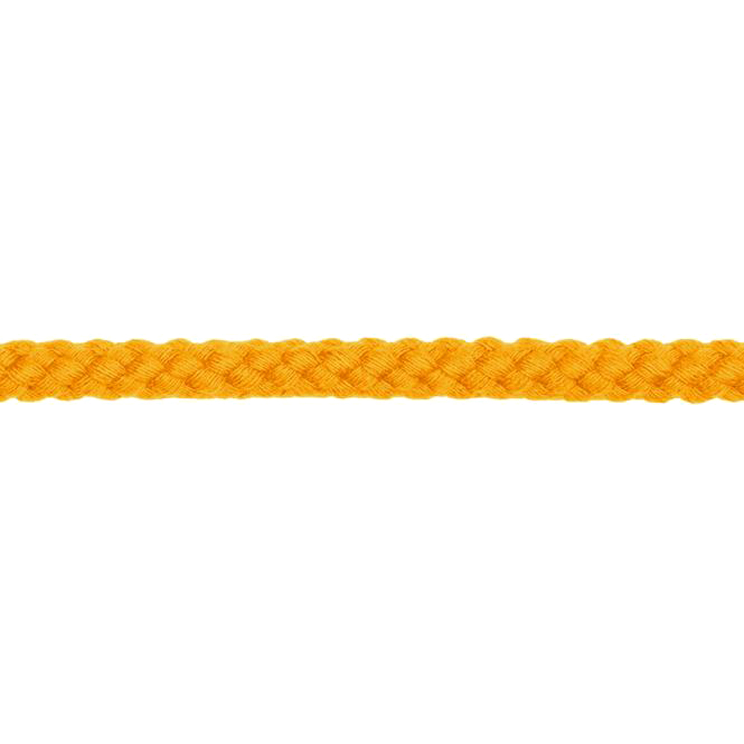 Kordel, rund, Meterware, 100% CO, Gelb, 8 mm