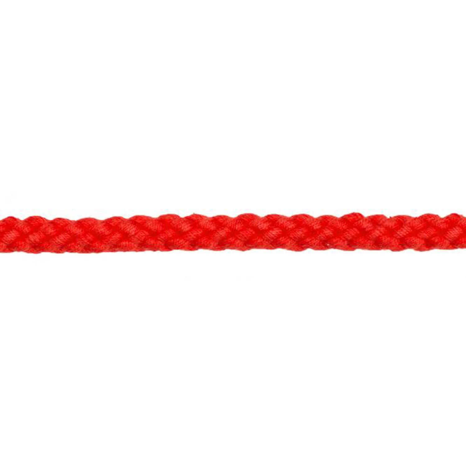 Kordel, rund, Meterware, 100% CO, Rot, 8 mm