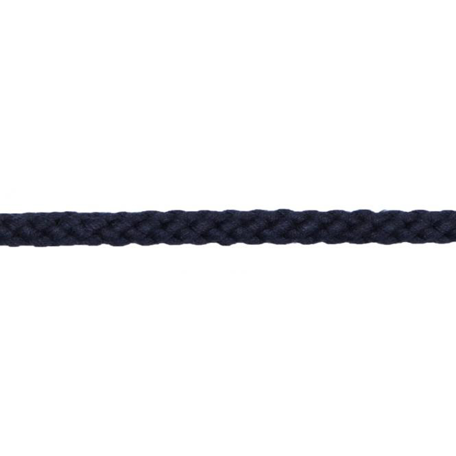Kordel, rund, Meterware, 100% CO, Dunkelblau, 8 mm