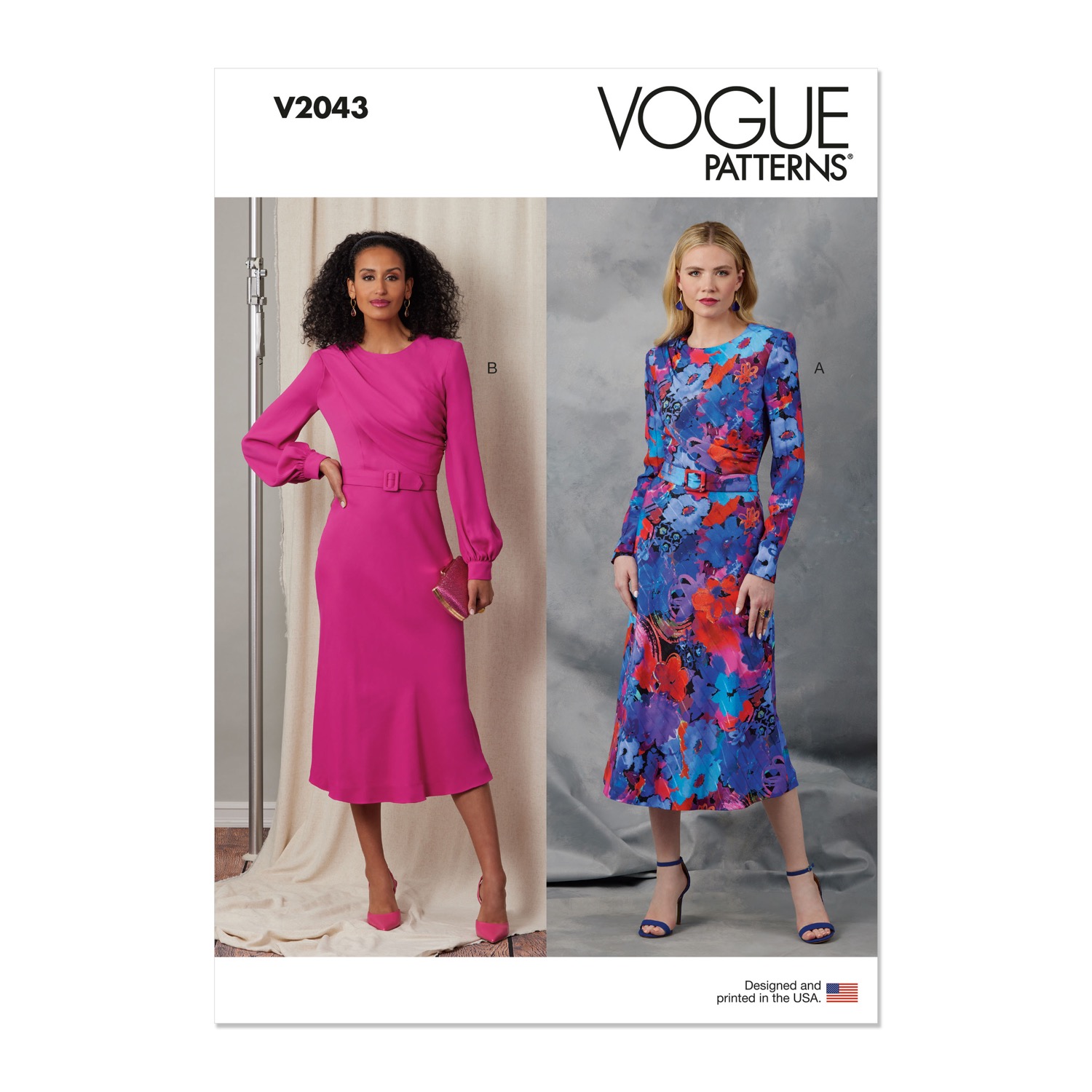 Einzelschnittmuster Vogue, kleine Größen, Kleid, grün