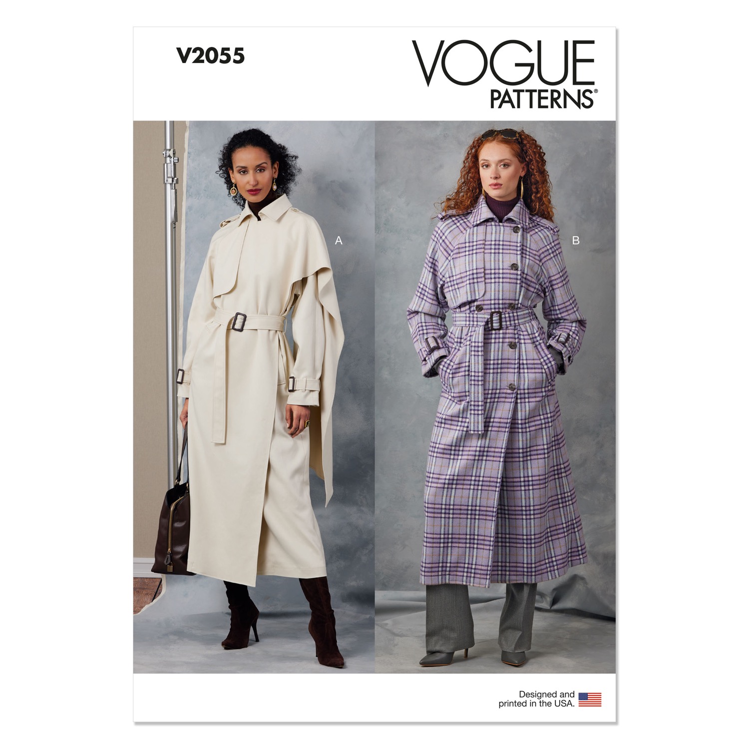 Einzelschnittmuster Vogue, Jacke, große Größen, grün