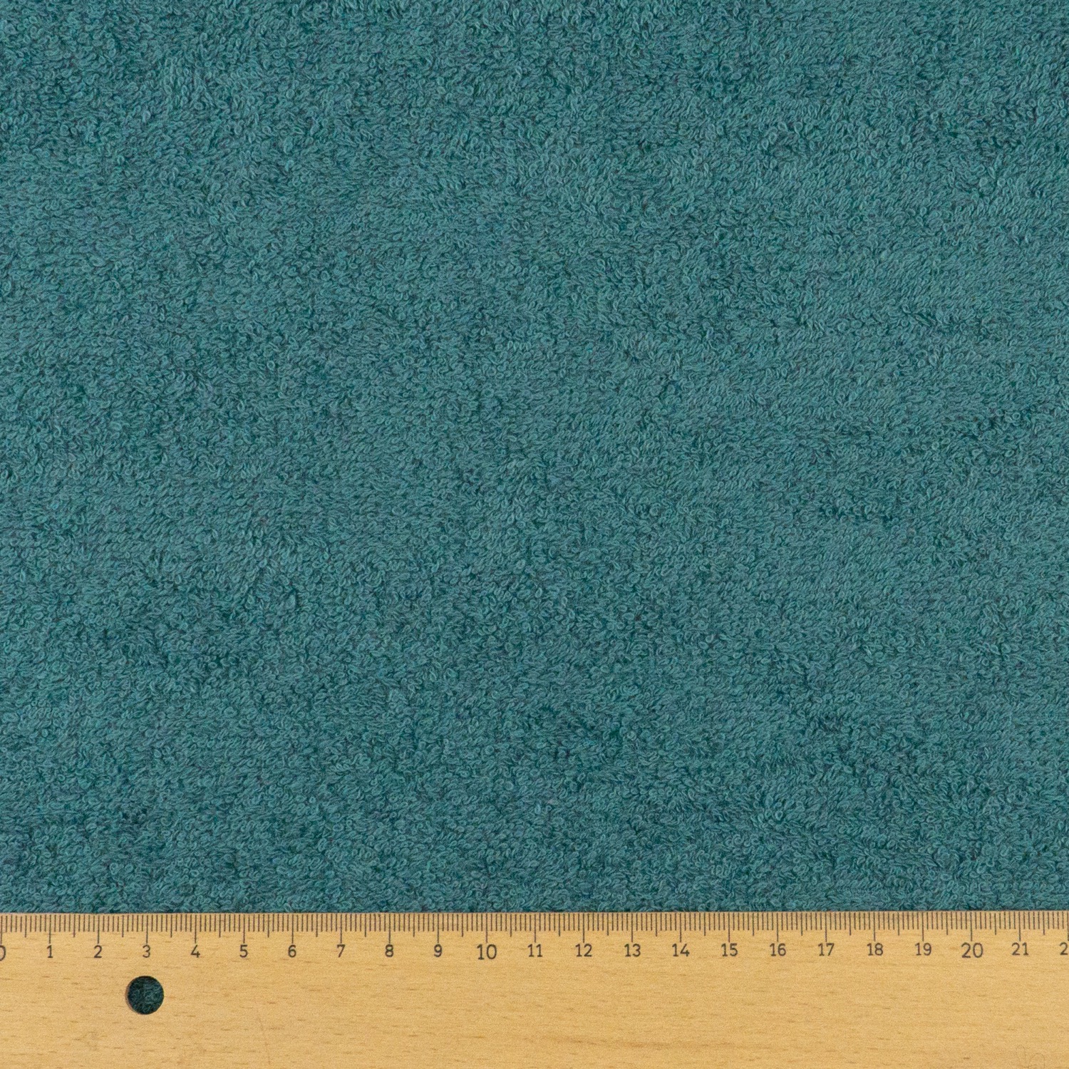 Frotteestoff, petrol hell, uni – Bild 5