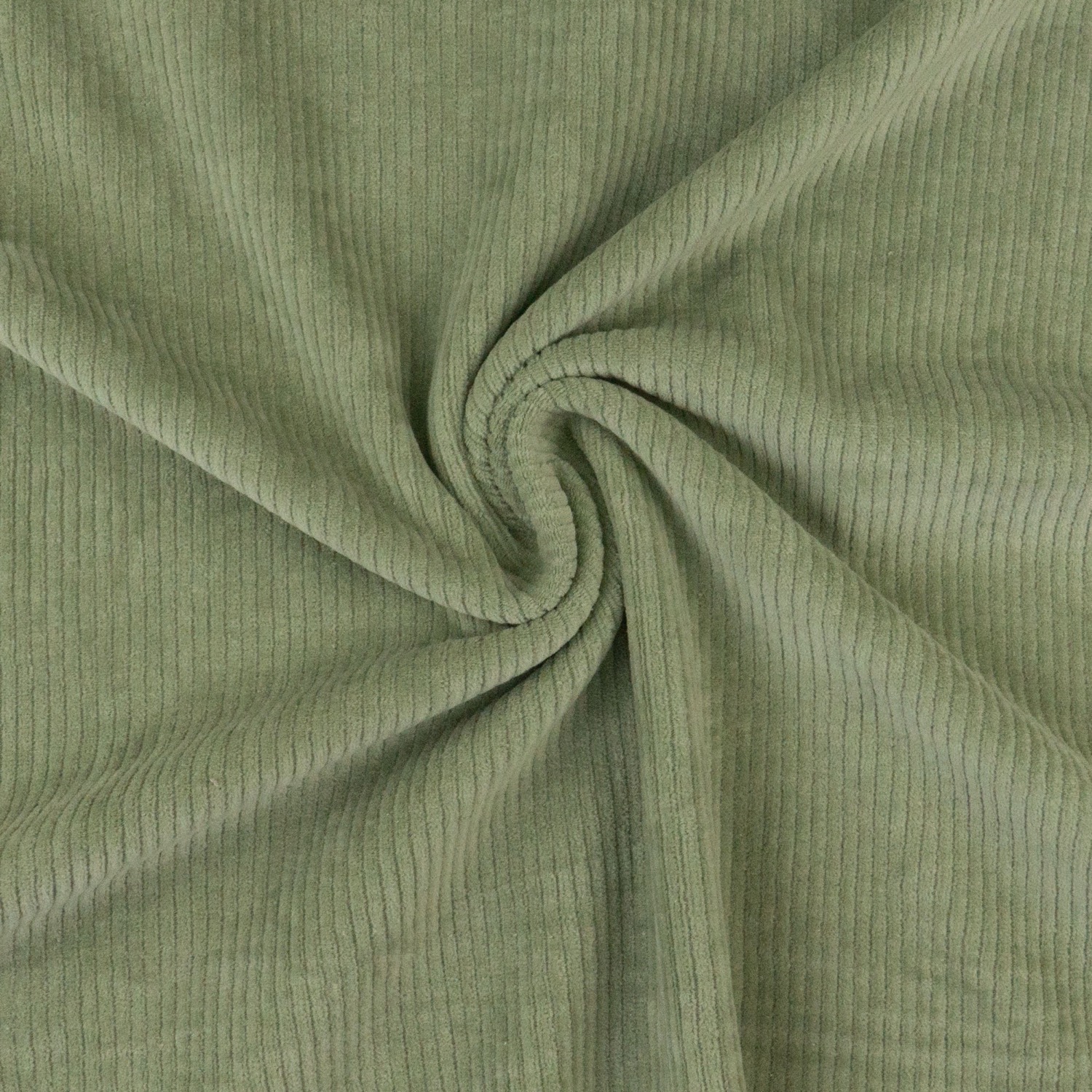elastischer Nickistoff, grün, uni, gerippt