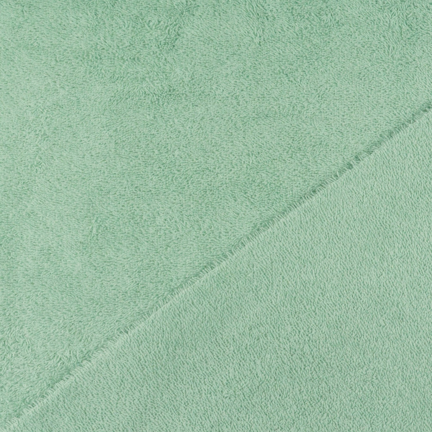 Frotteestoff, mint dunkel, uni – Bild 4