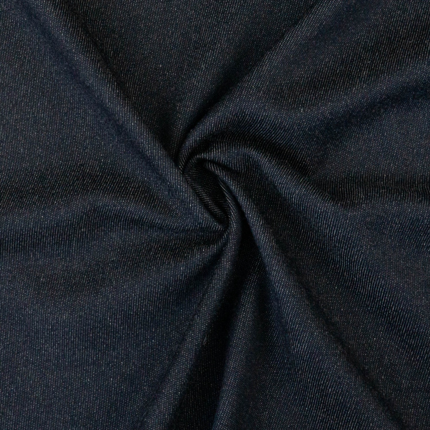Wollstoff, Twill, dunkelblau, uni