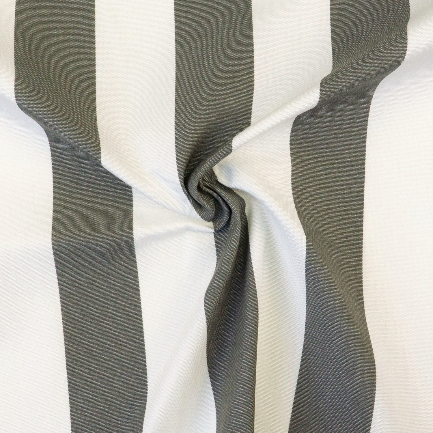 Markisenstoff, warmes grau, offwhite, Webstreifen