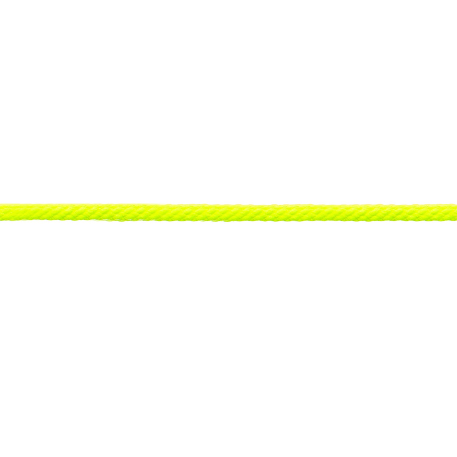 Kordel, rund, Meterware, 100% PES, neongelb, 5 mm