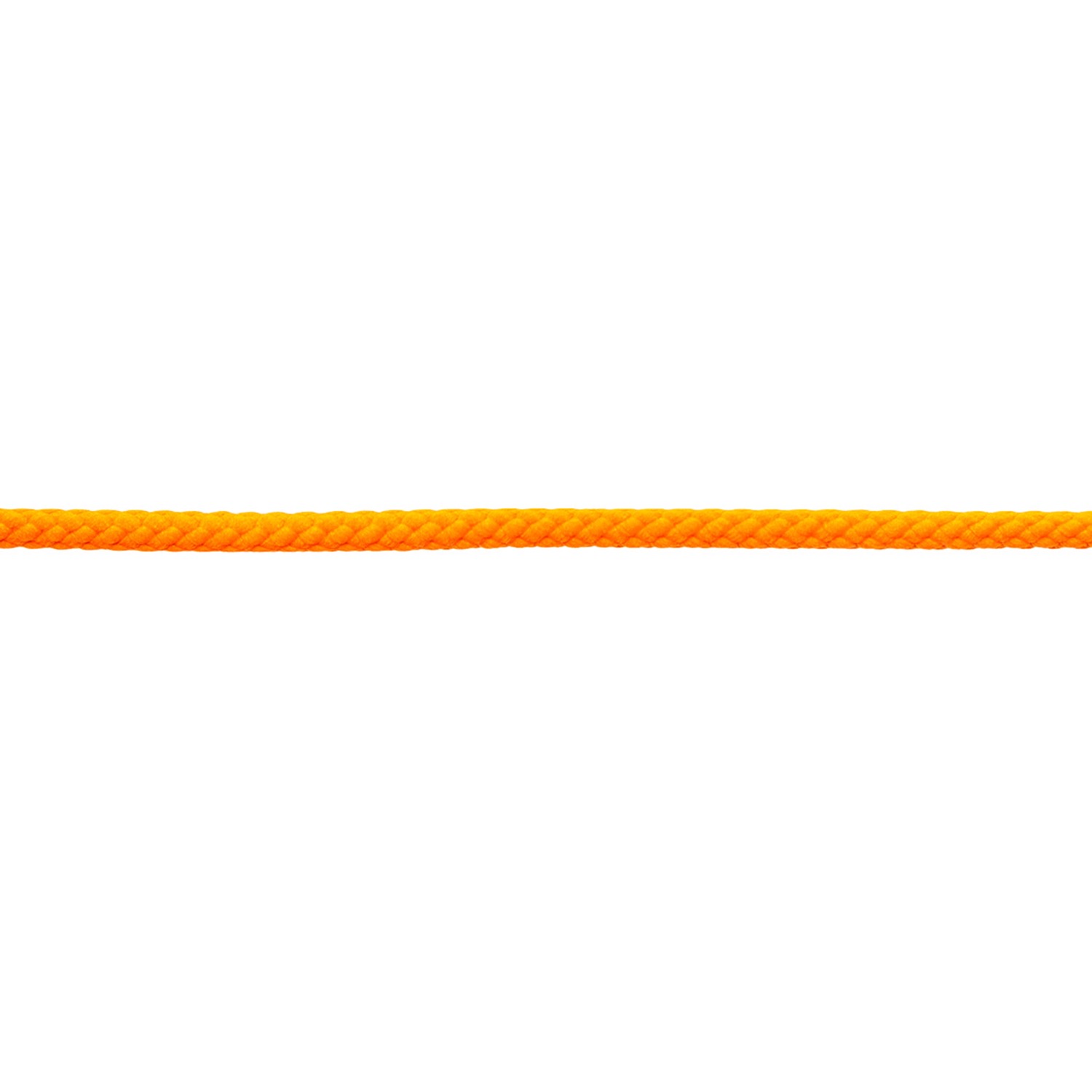 Kordel, rund, Meterware, 100% PES, neonorange, 5 mm