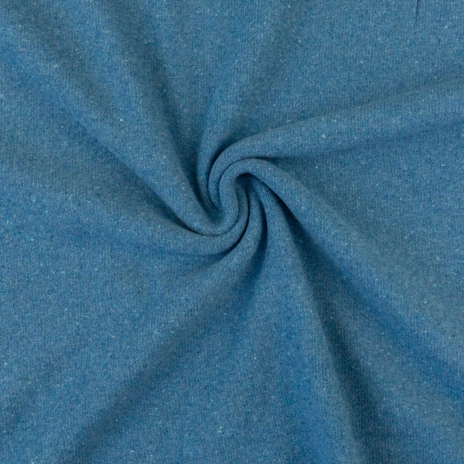 weicher Feinstrick, jeansblau, meliert