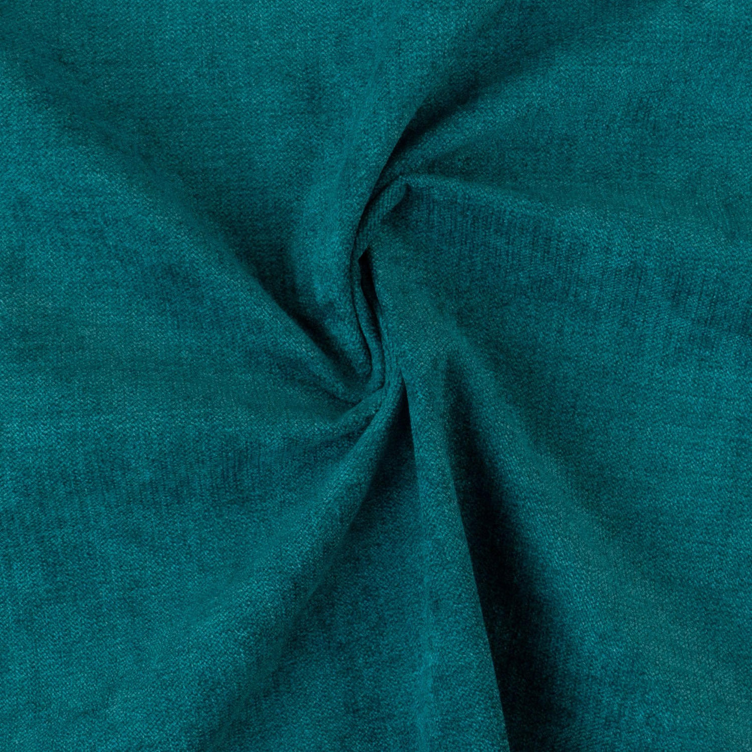 robuster Polsterstoff, Velour, türkis dunkel, uni