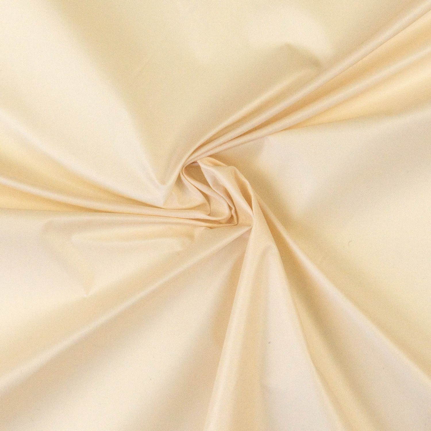 Kunstfasergewebe, Taft, creme, uni