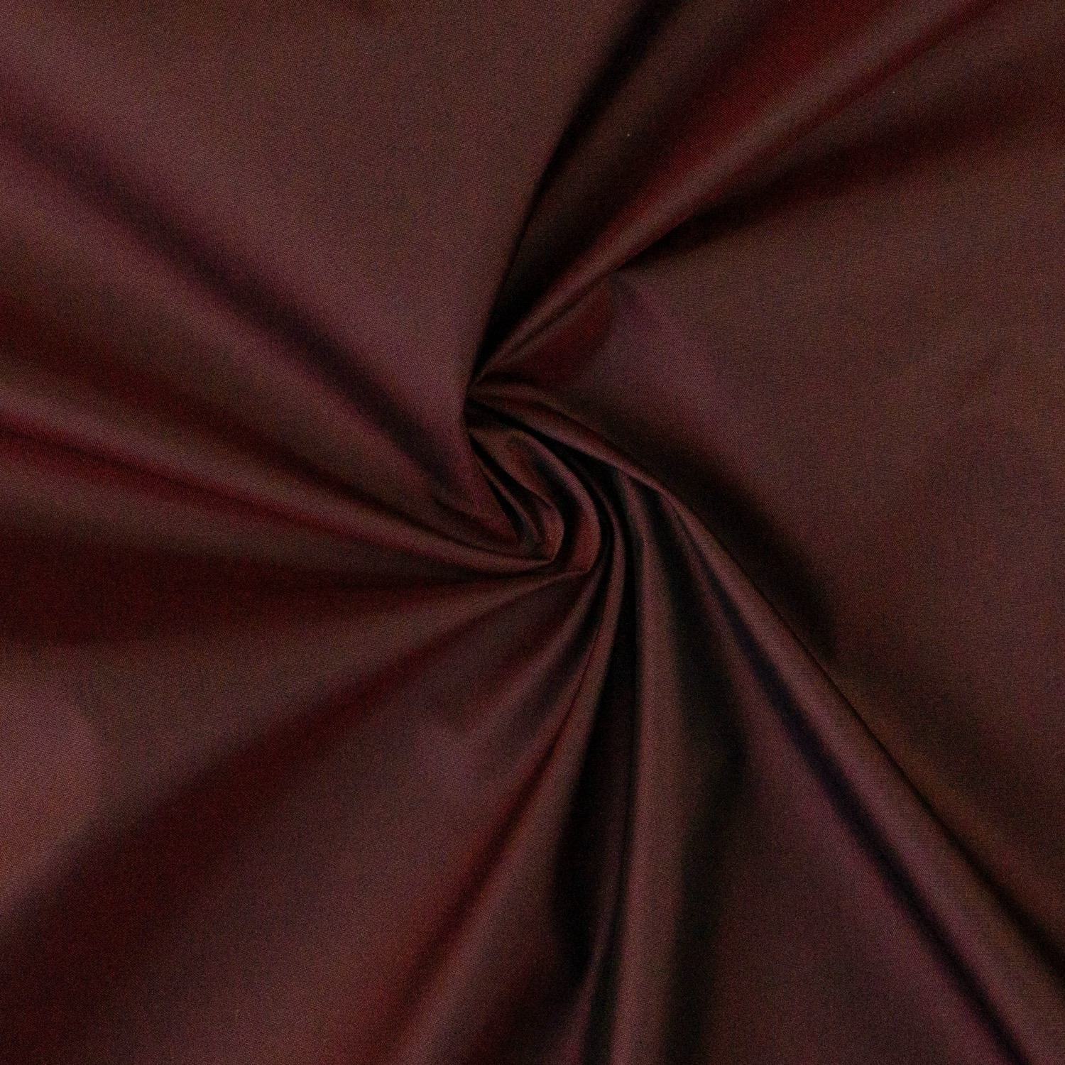 leichtes Kunstfasergewebe, Taft, dunkelrot, bicolor