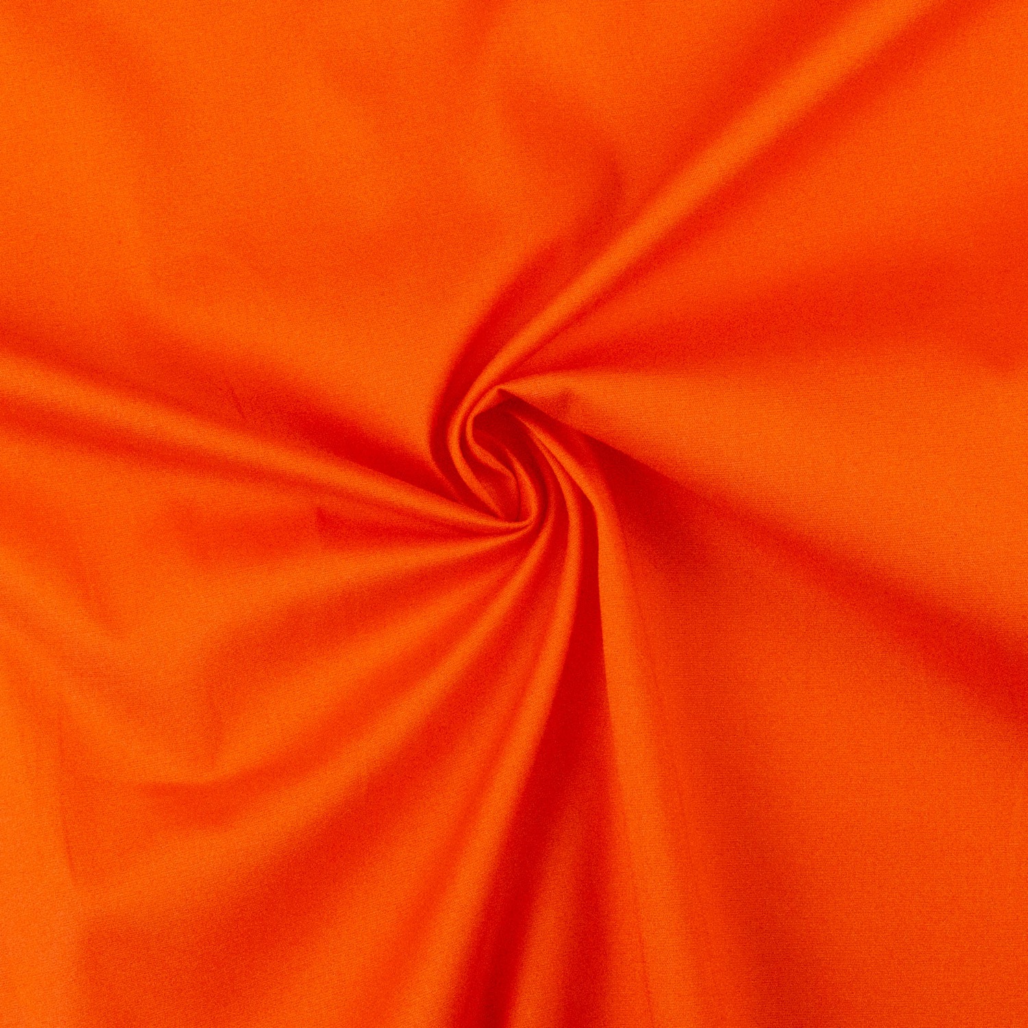 elastischer Baumwollstoff, Popeline, orange, uni