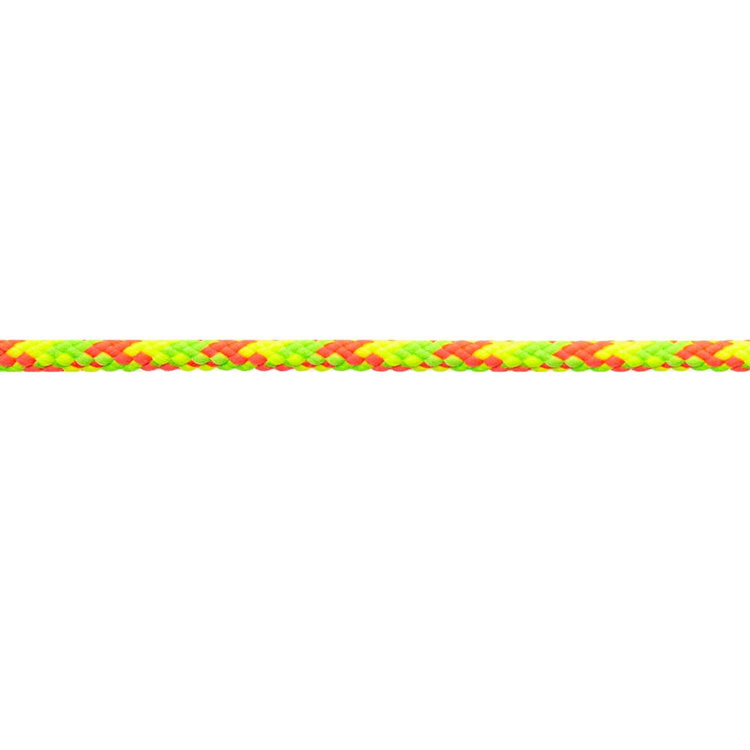 Kordel, rund, Meterware, 100% PES, neongrün, neongelb, neonorange, 5 ø mm