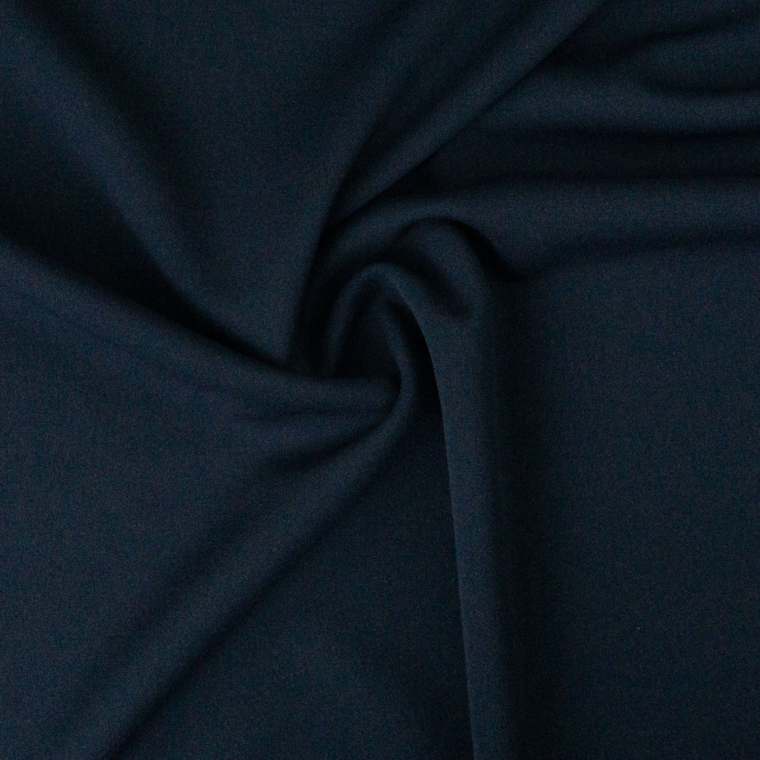elastischer Crêpe, schwarzblau, uni