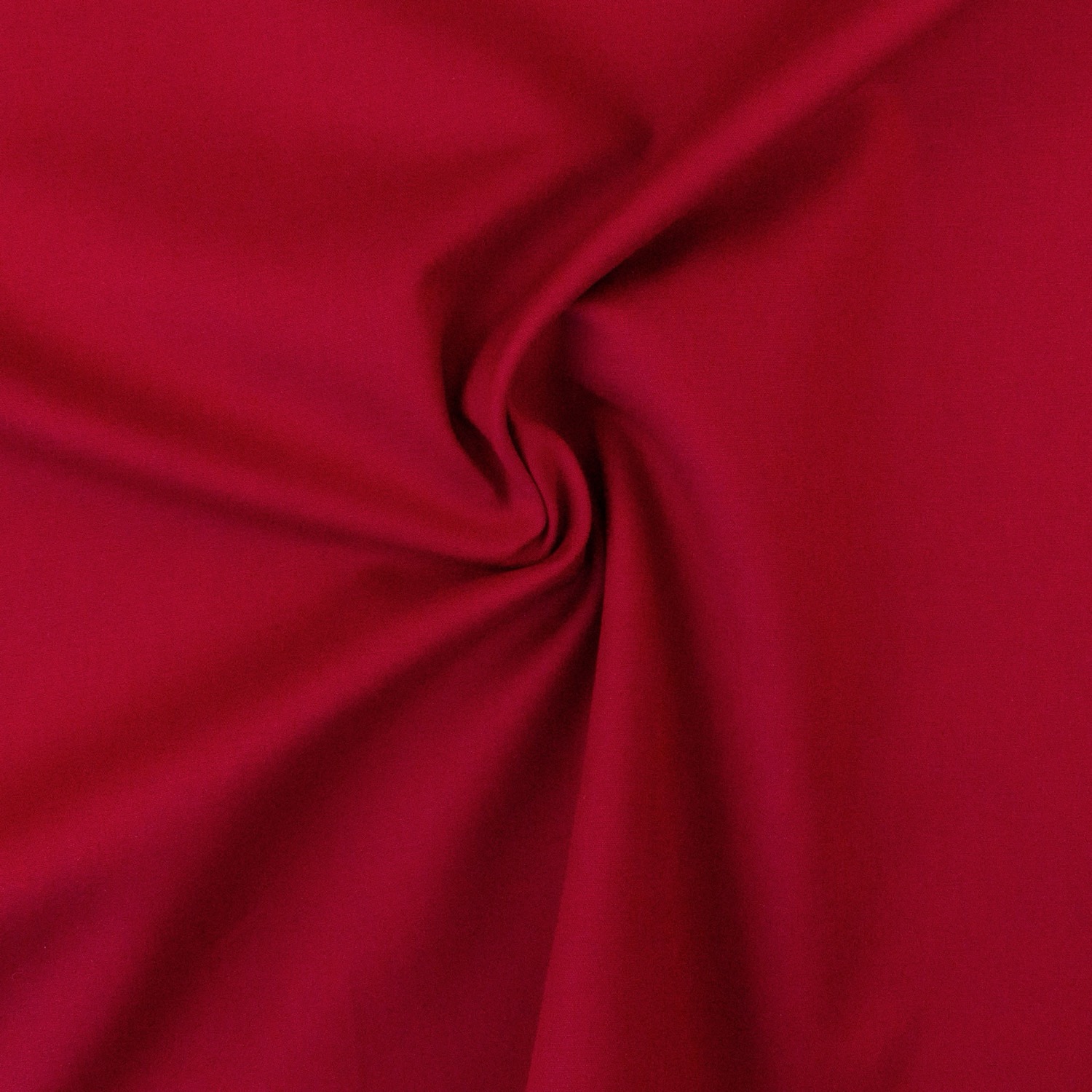 Mittelschwerer Baumwollstoff, Cretonne, rot, uni