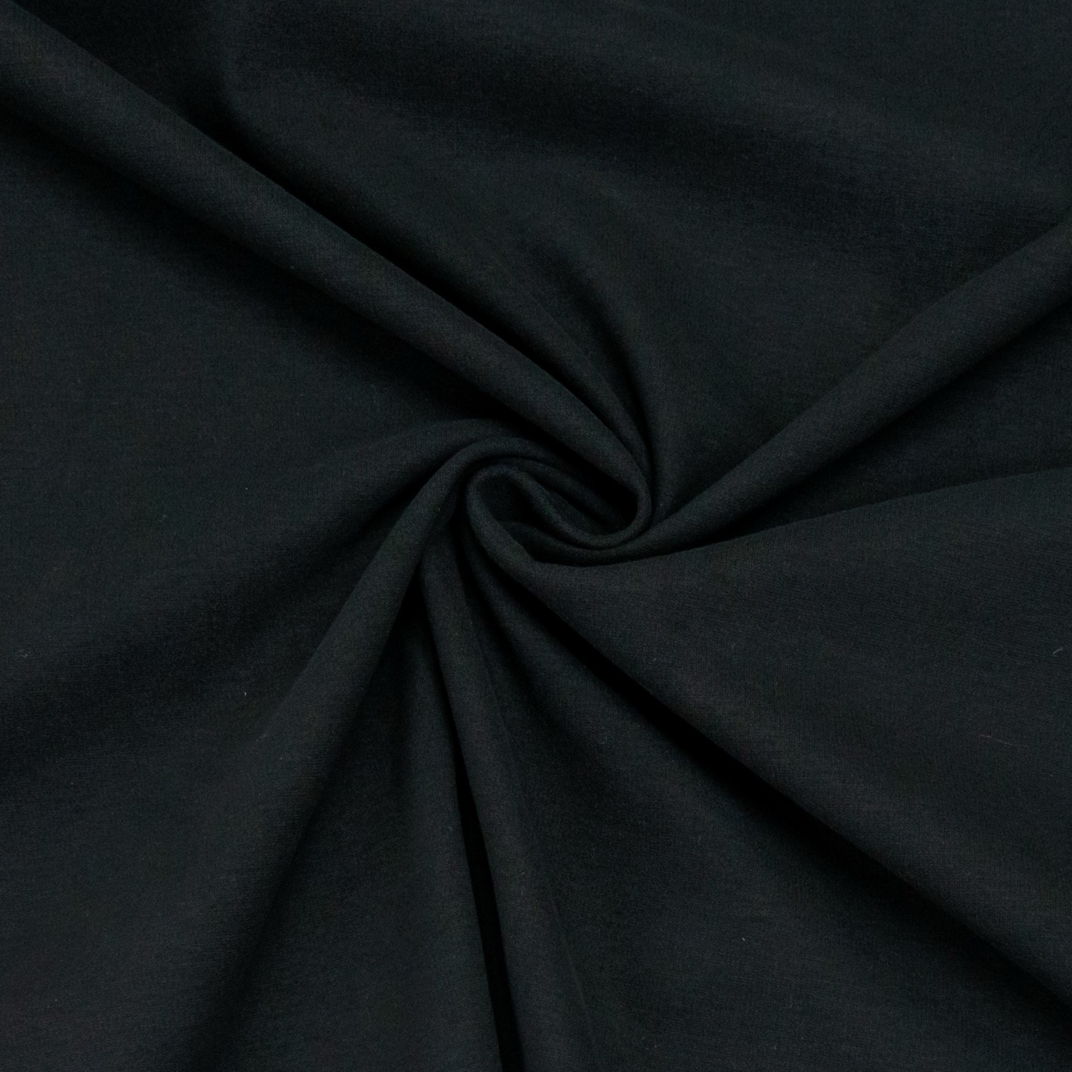 Interlock, schwarz, uni