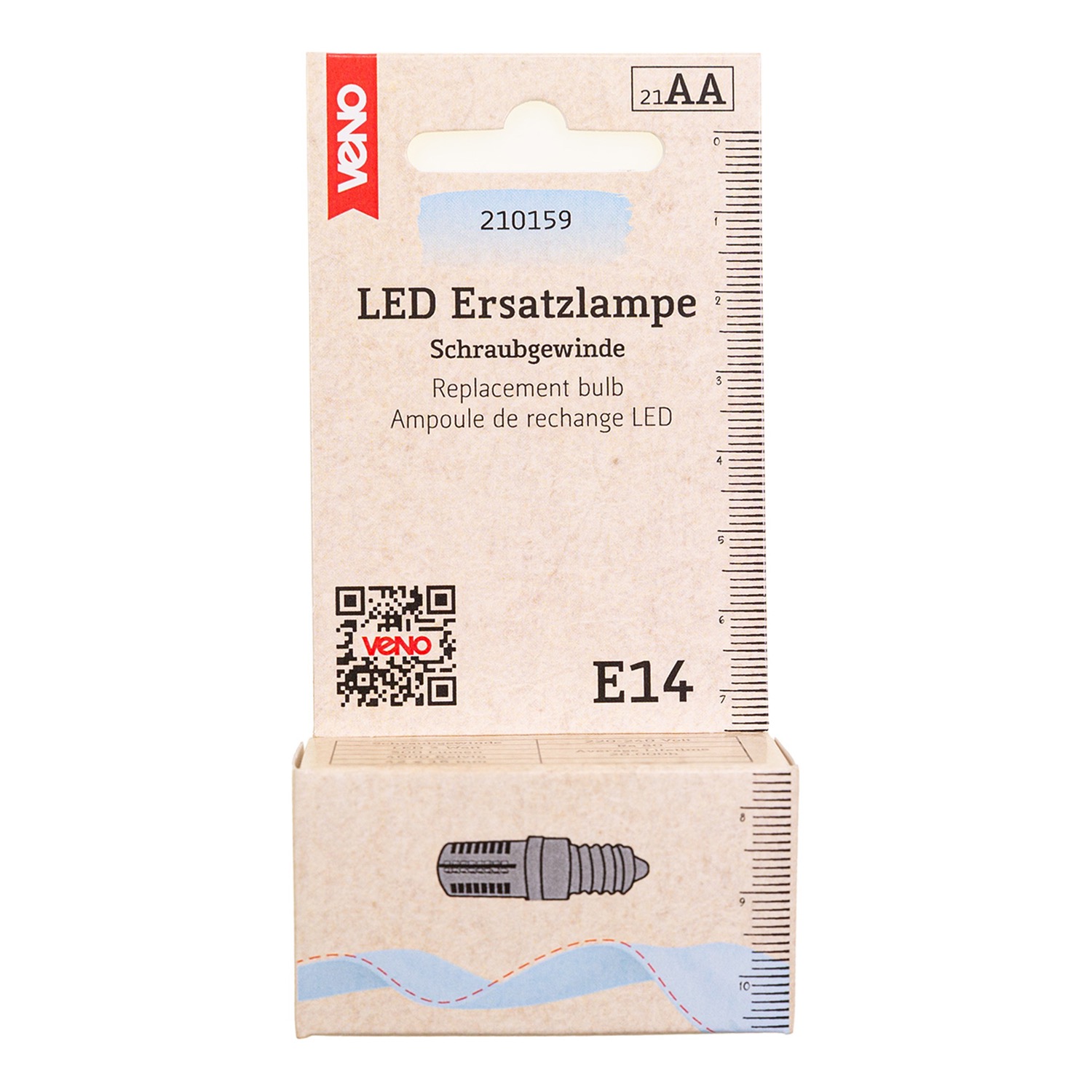 LED Nähmaschinenlampe, Stück, B: 15 mm, L: 51 mm
