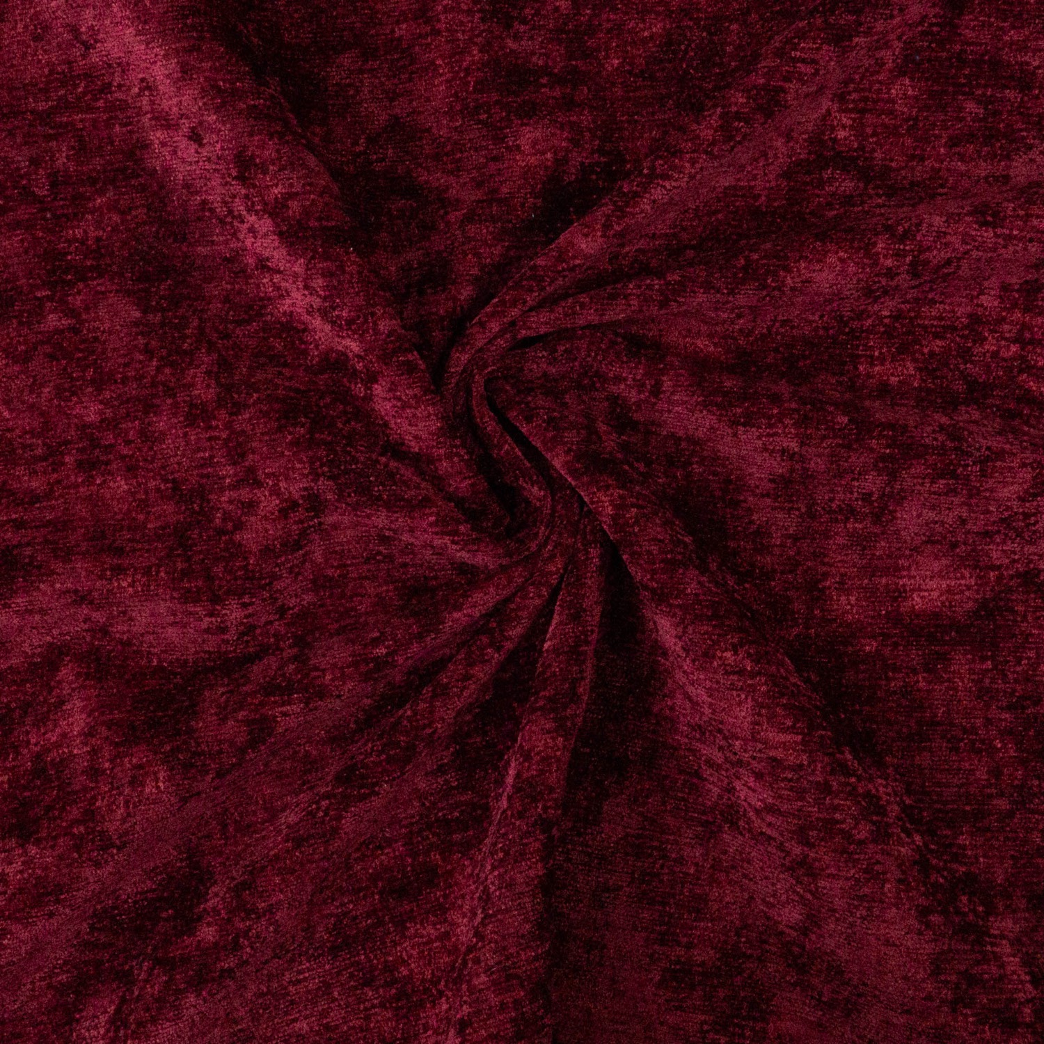 Dekostoff, Velour, dunkelrot, uni
