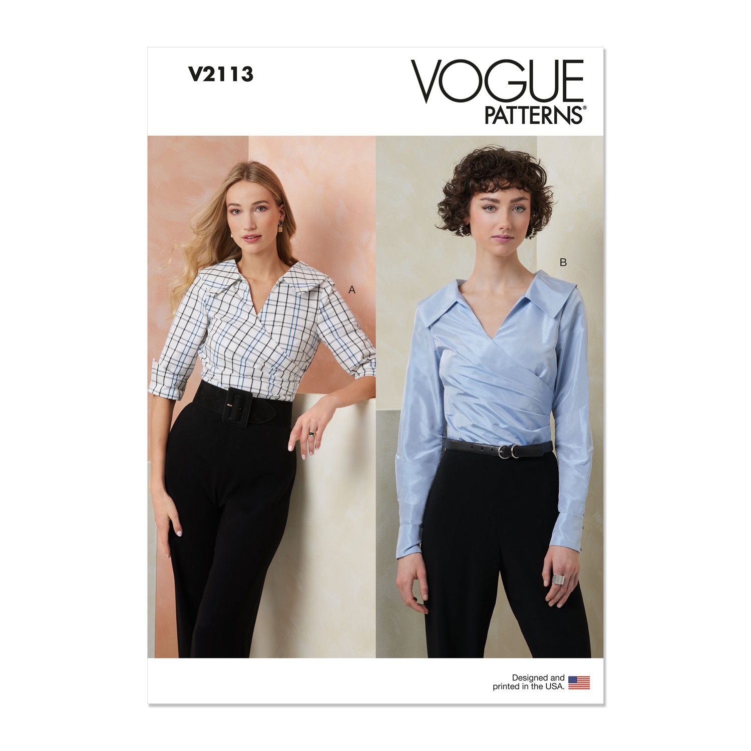 Einzelschnittmuster Vogue, kleine Größen, Top, grün