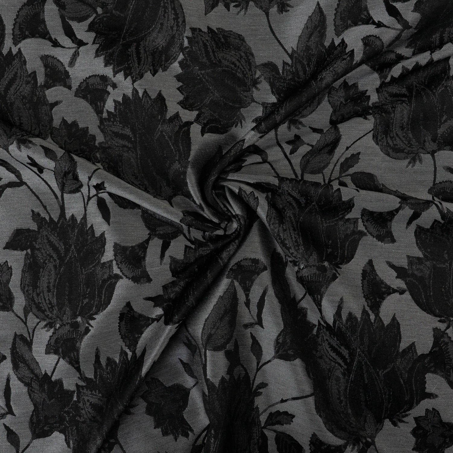 Jacquard, Double Face, silber, schwarz,