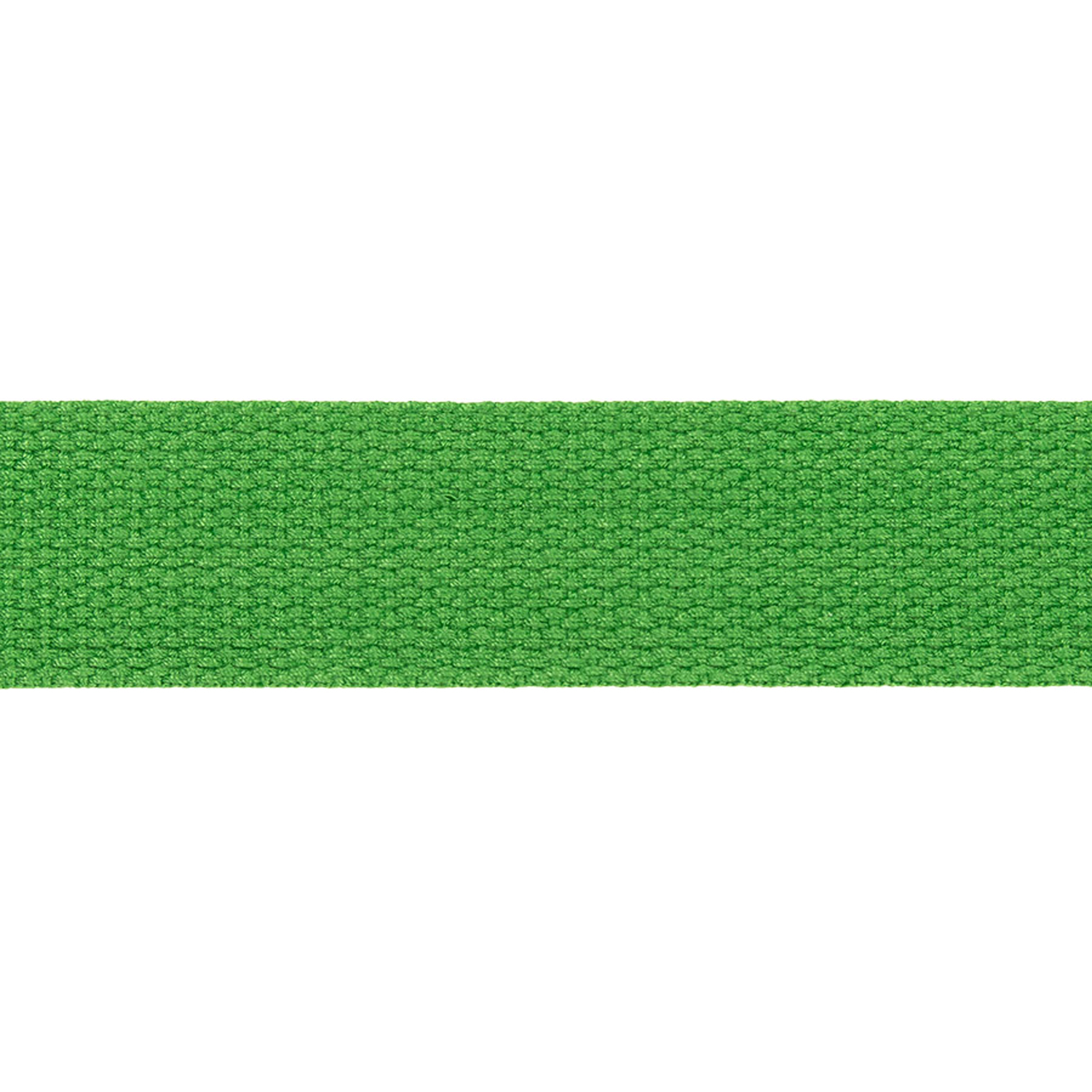 Gurtband, gewebt, Meterware, 80% CO 12% CV 8%PES, Grün, 30 mm