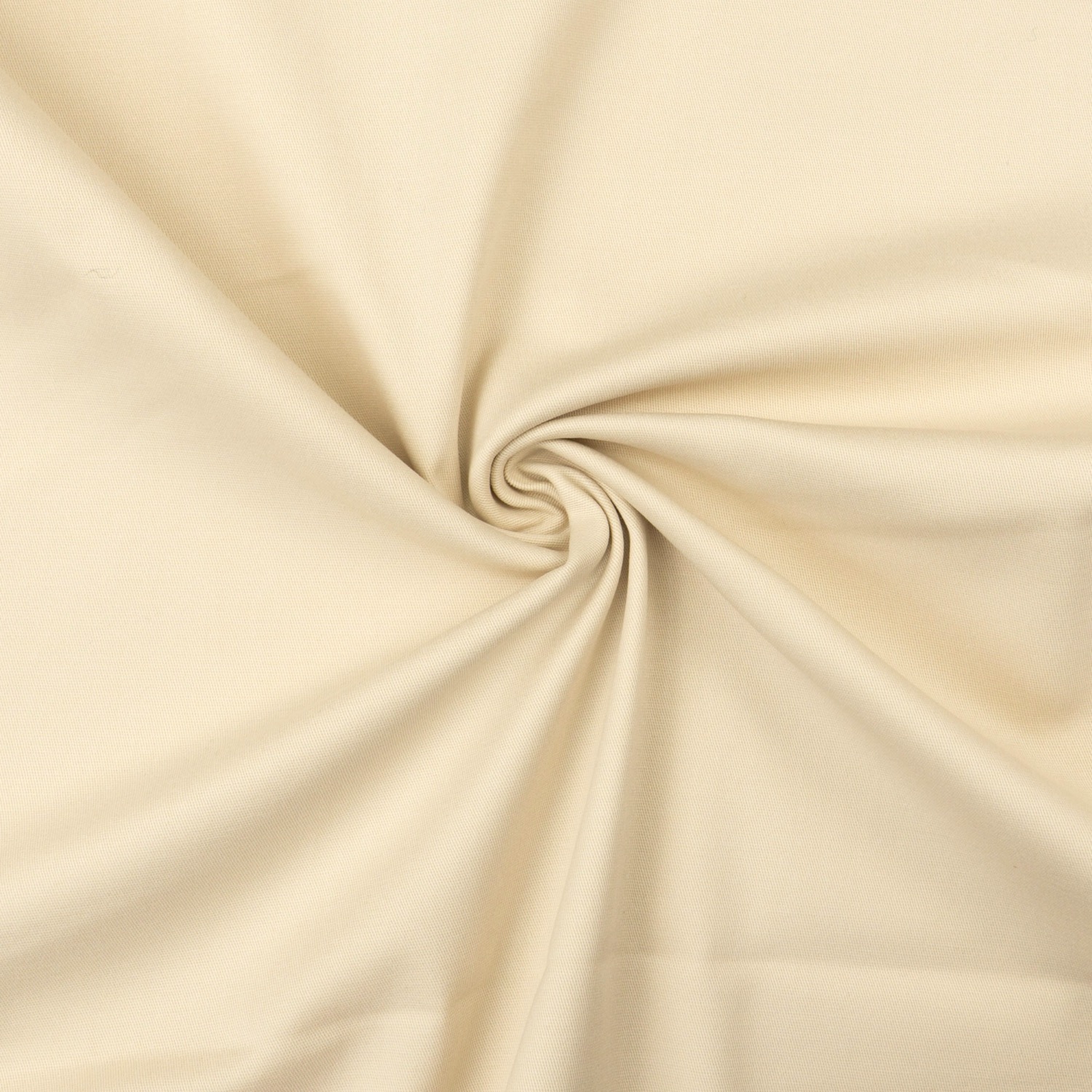 elastischer Baumwollstoff, Twill, beige hell, uni