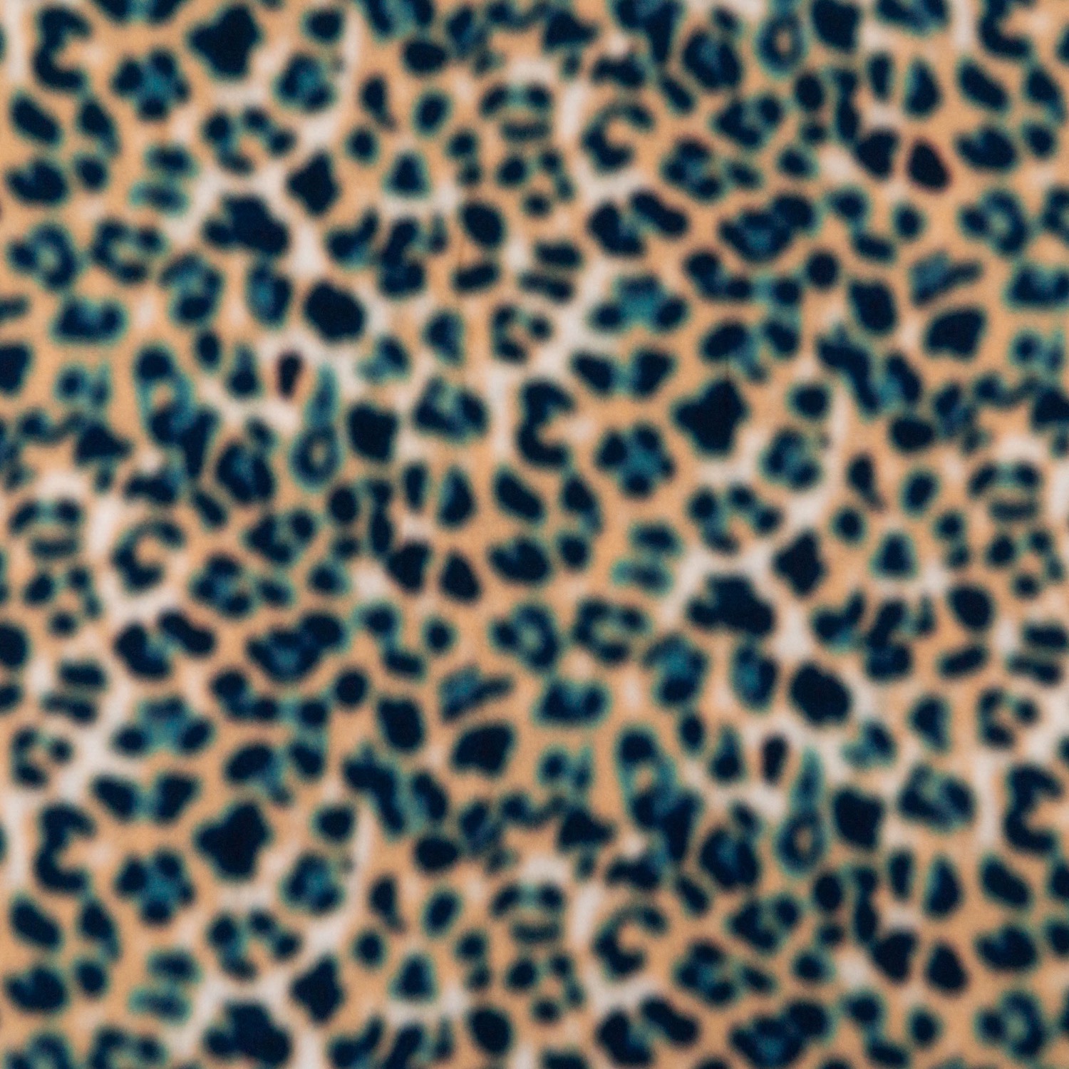 Viskosestoff, Crêpe, rosa, dunkelblau, Animal-Muster – Bild 4