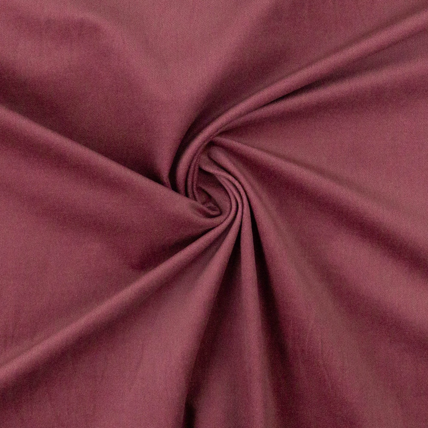 Baumwollstoff, Samtstoff, dunkelrot, uni