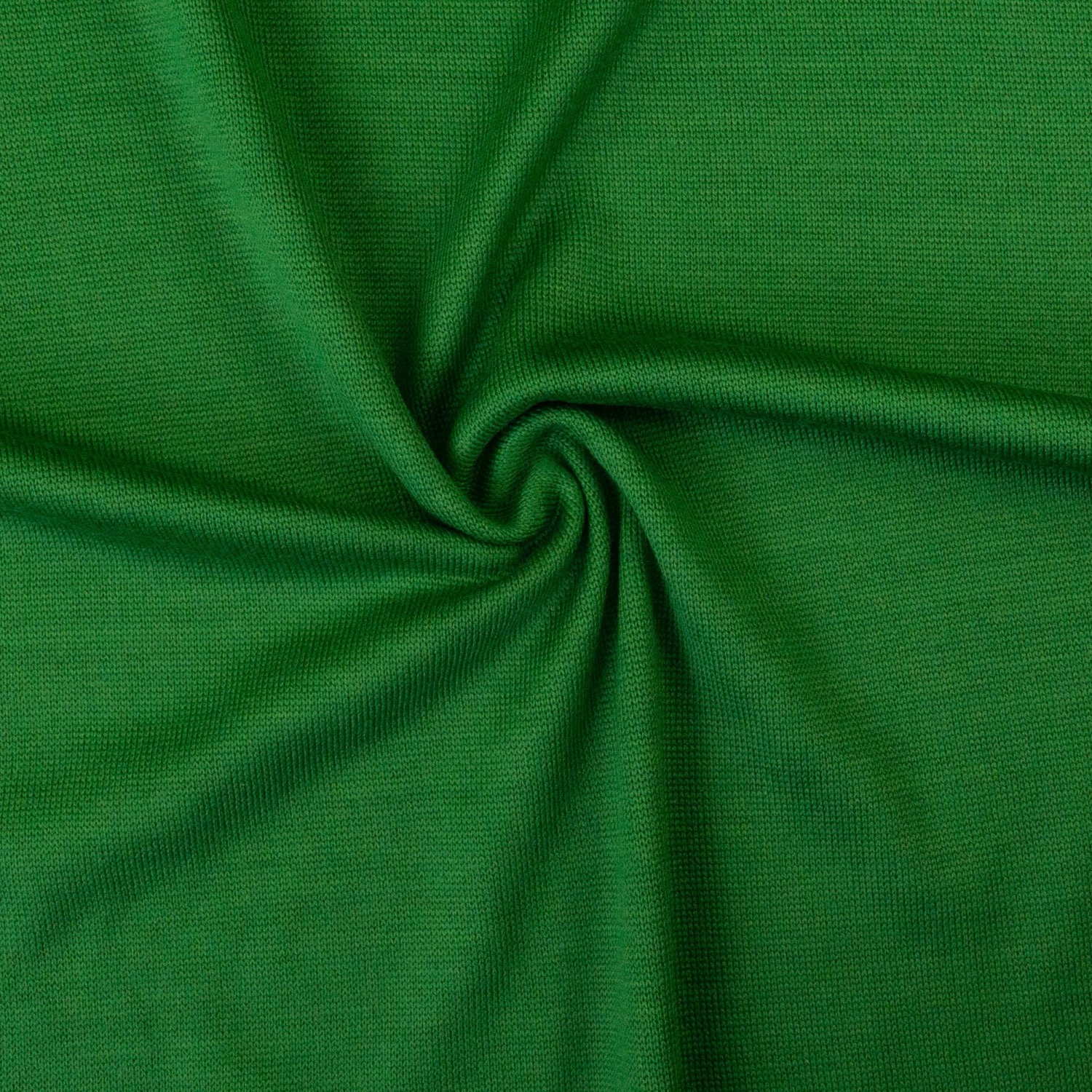Weicher Wollstoff, Feinstrick, grün, uni